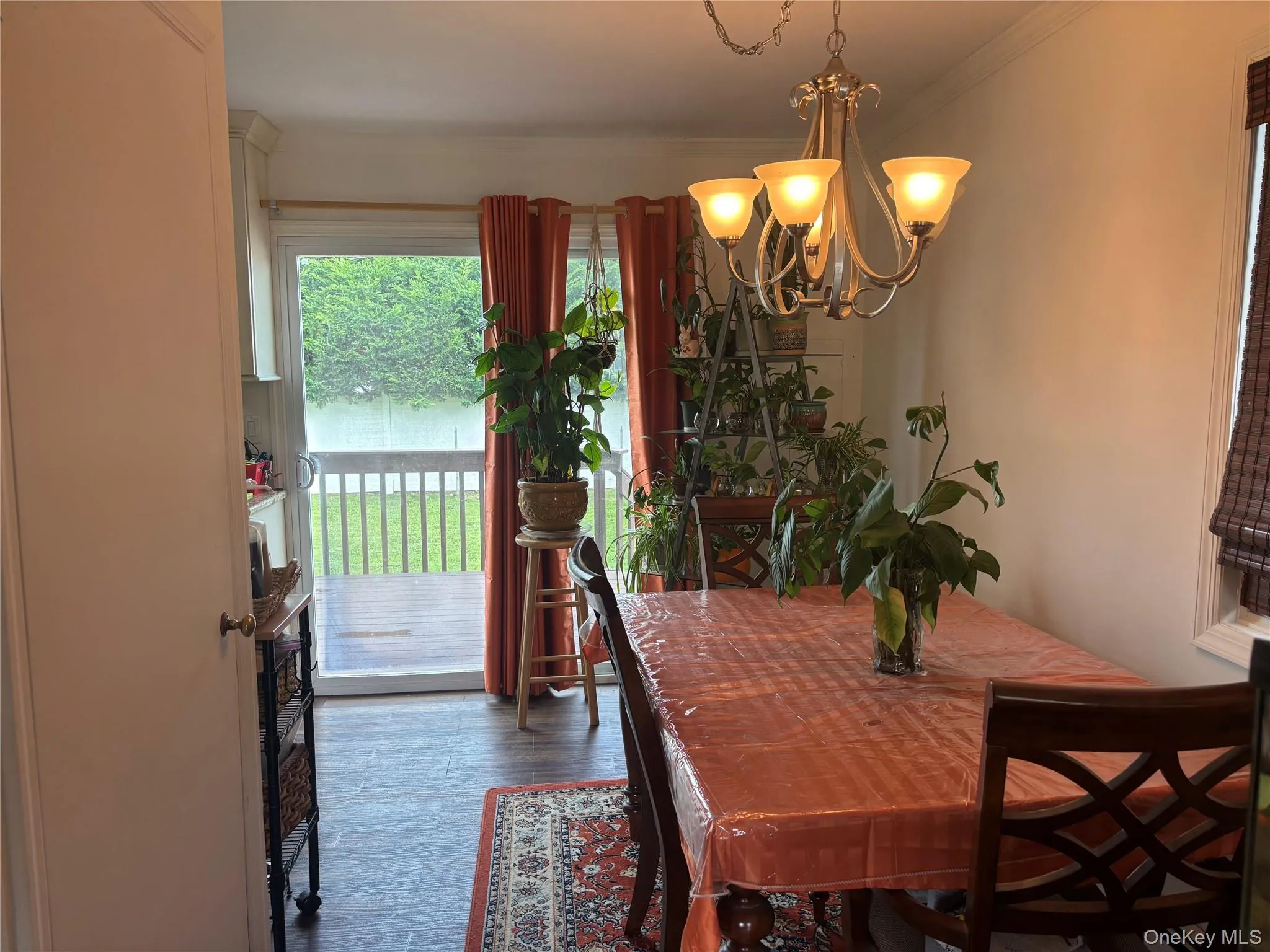 Dining room with Slider To Rear Deck and Yard Dining room with Slider To Rear Deck and Yard