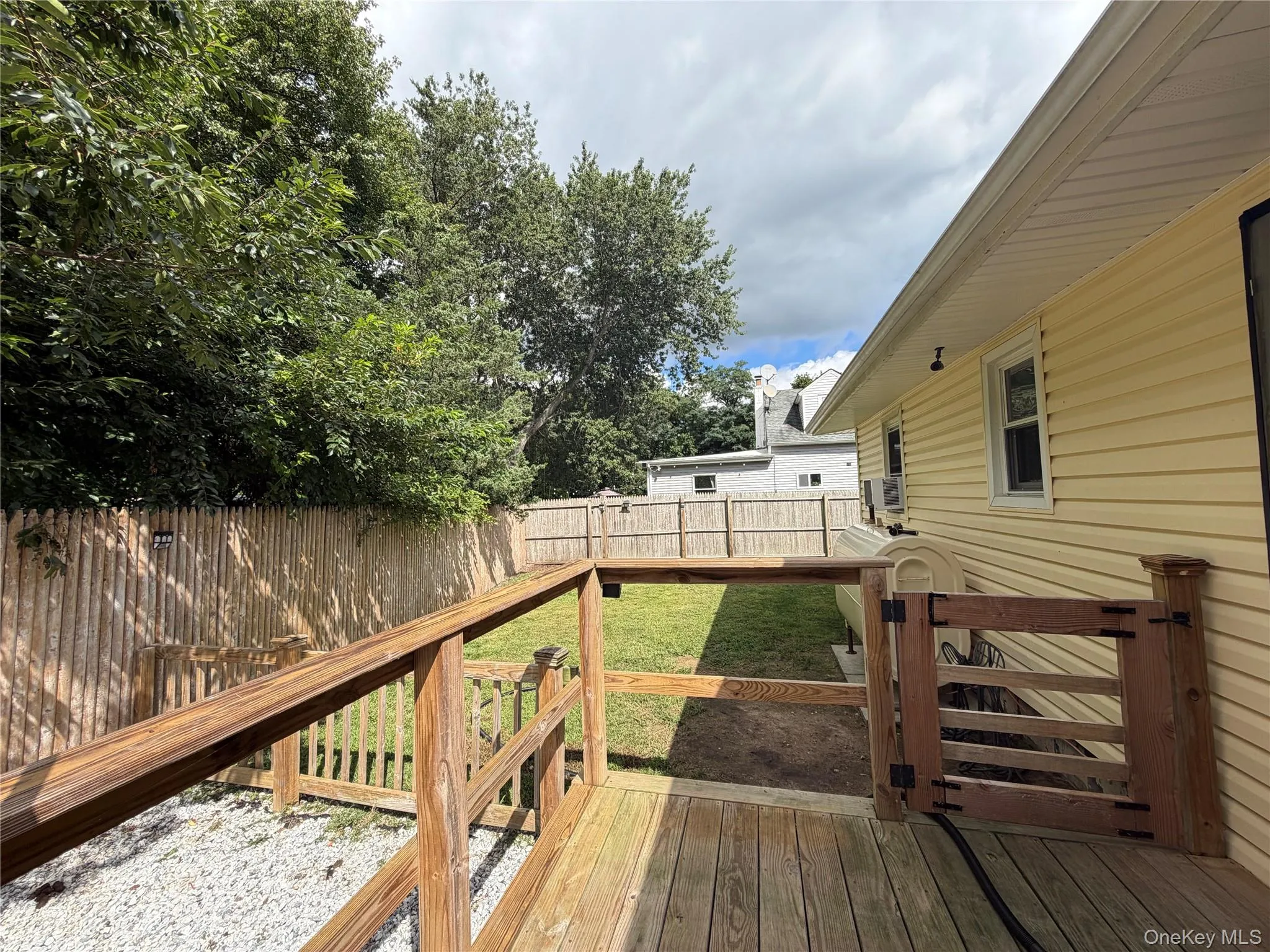 Overlooking rear yard with plenty of room to roam. Overlooking rear yard with plenty of room to roam.