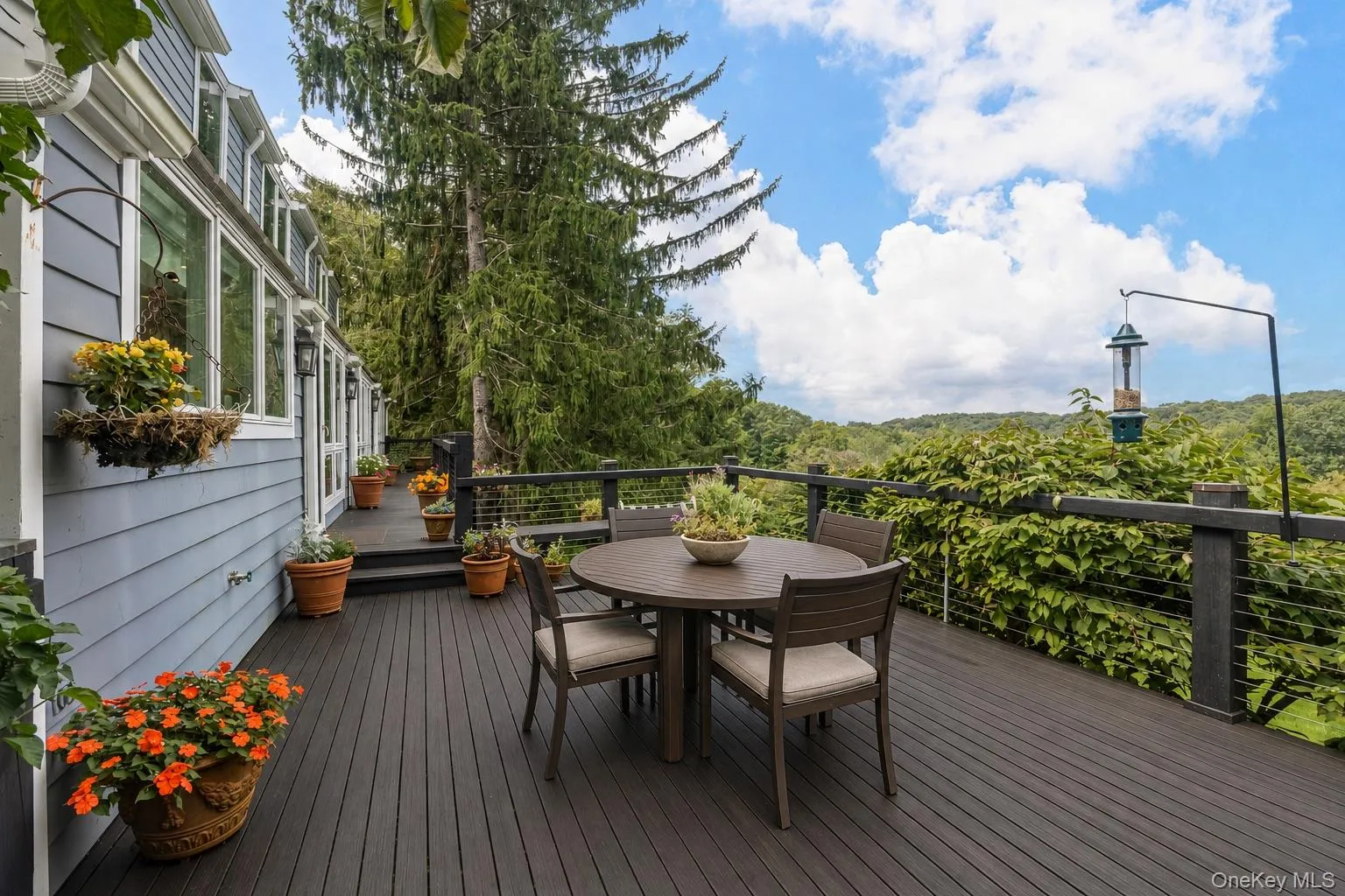 Rear deck with views Rear deck with views