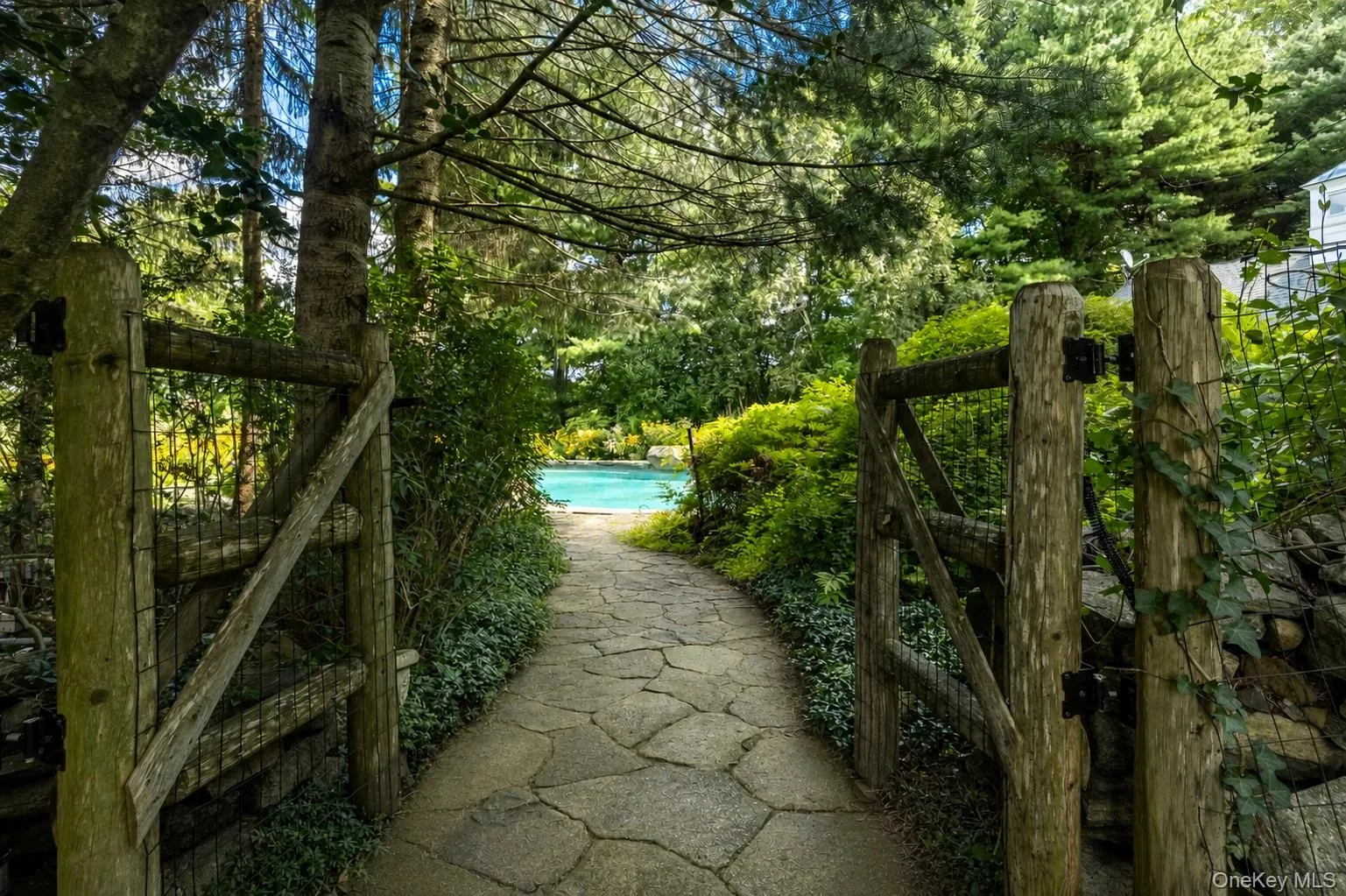 Path from Pool out to Lawn Path from Pool out to Lawn
