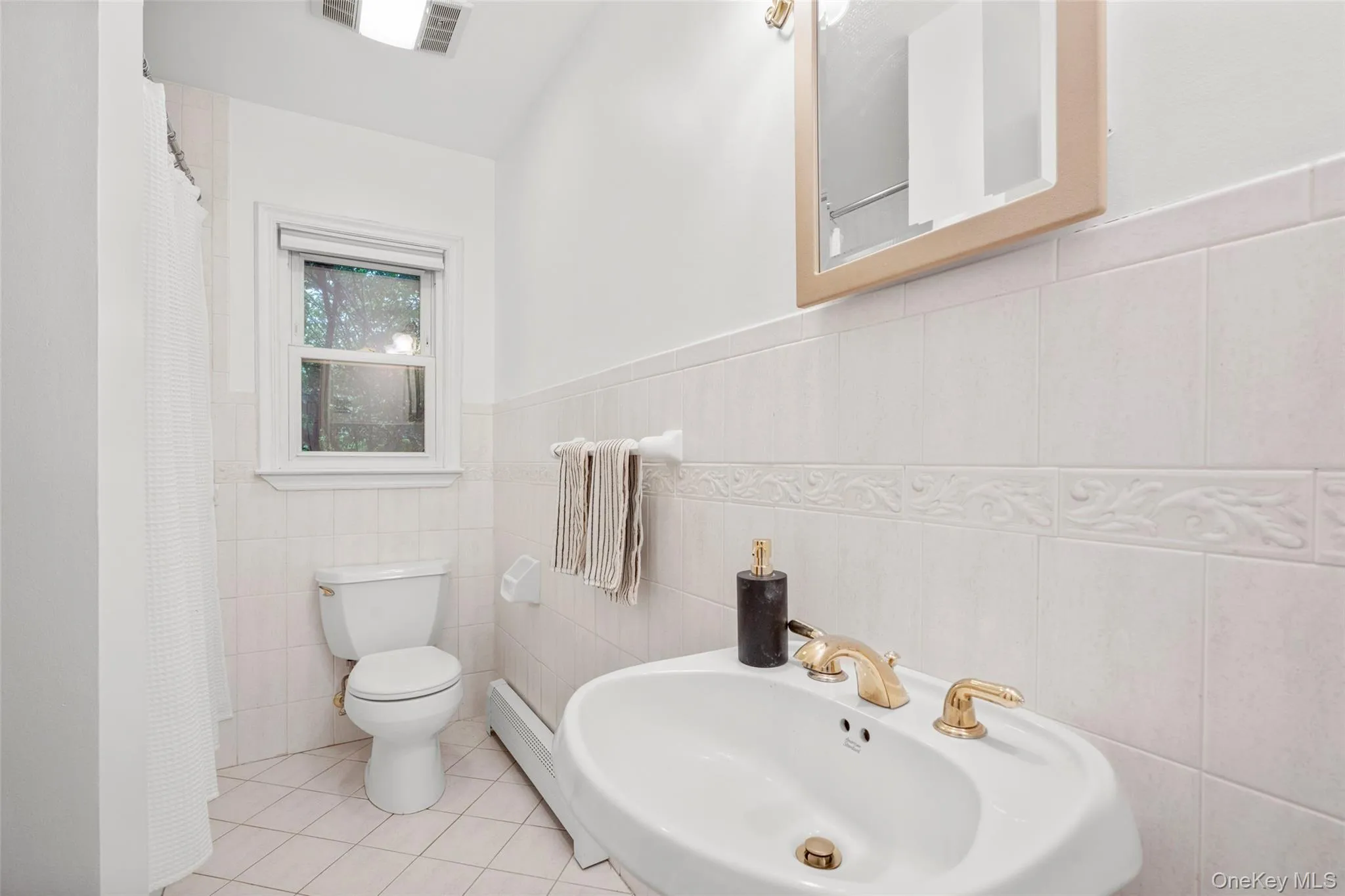Full bathroom in hallway Full bathroom in hallway