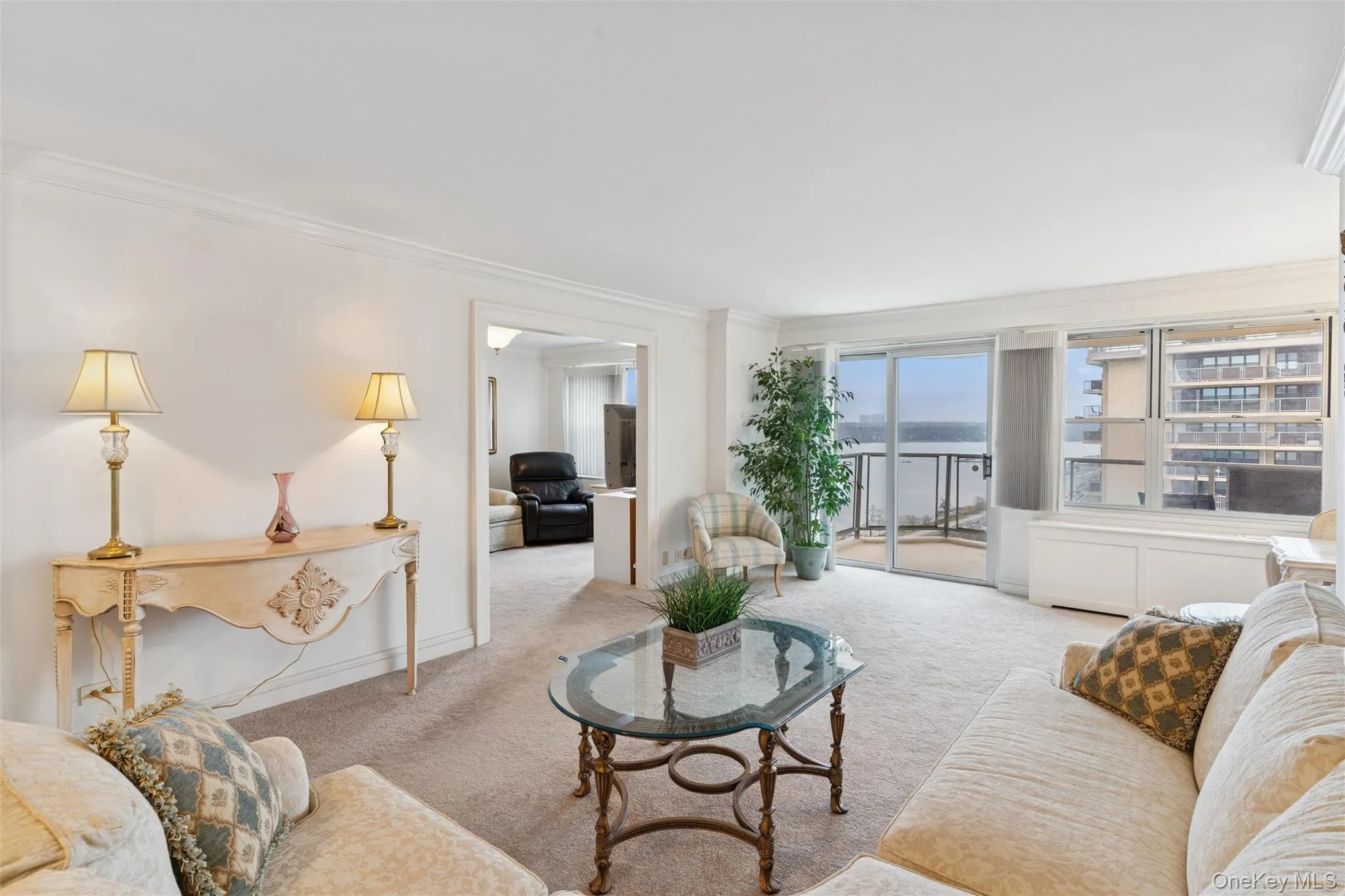Expansive Living Room With Oversized Windows Expansive Living Room With Oversized Windows