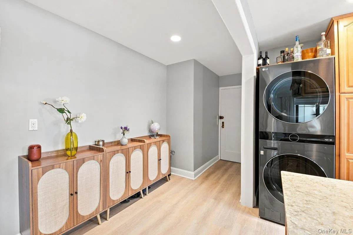 A well-defined entrance foyer sets the tone for the home, complemented by onsite laundry for added convenience. A well-defined entrance foyer sets the tone for the home, complemented by onsite laundry for added convenience.