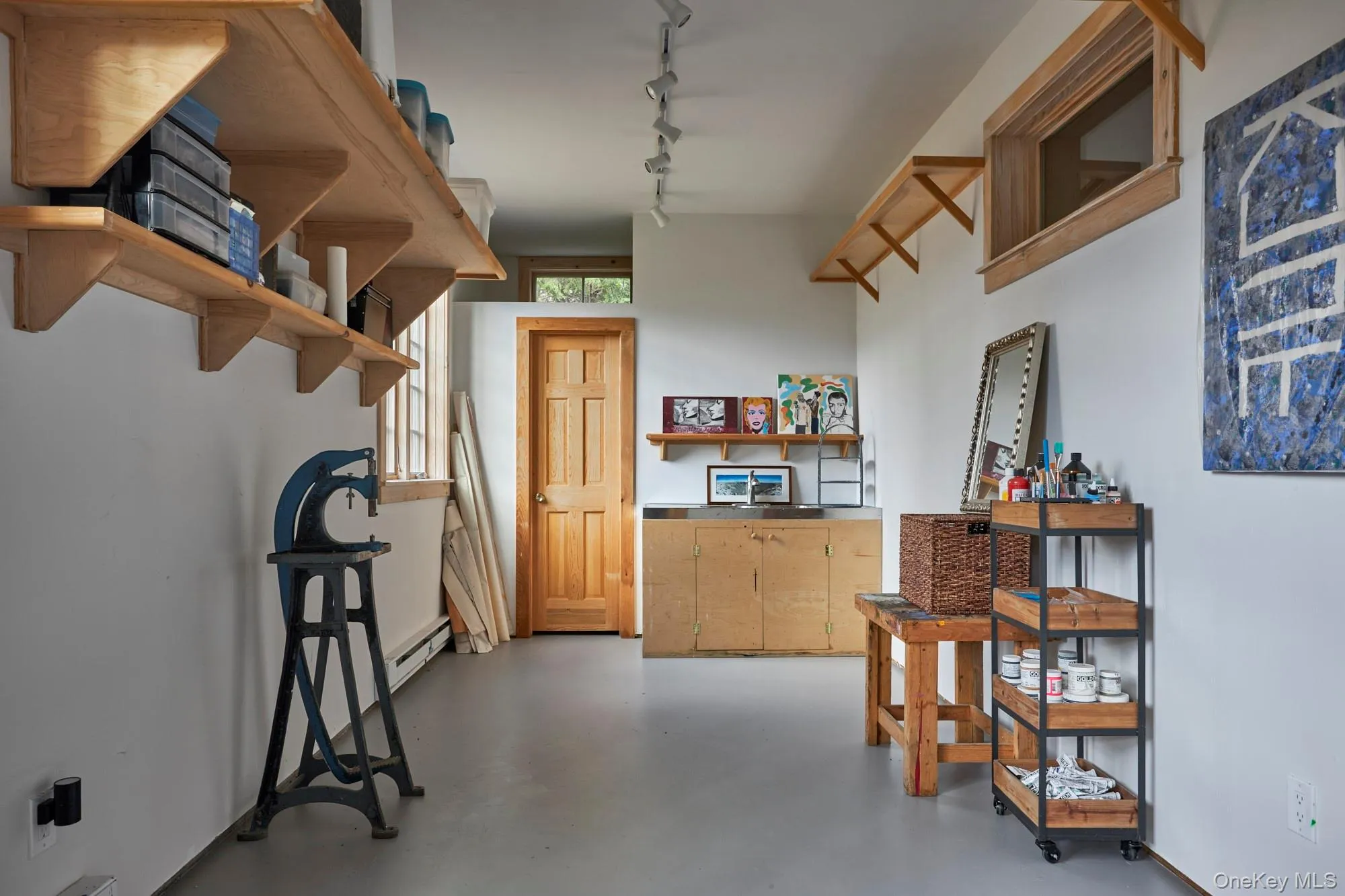 Painting studio. Painting studio.