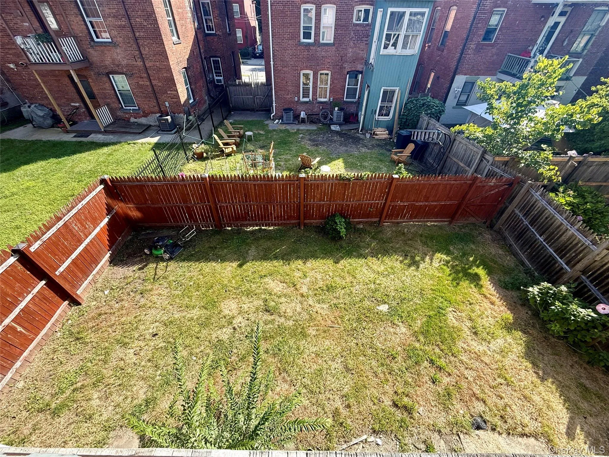Shared yard space Shared yard space