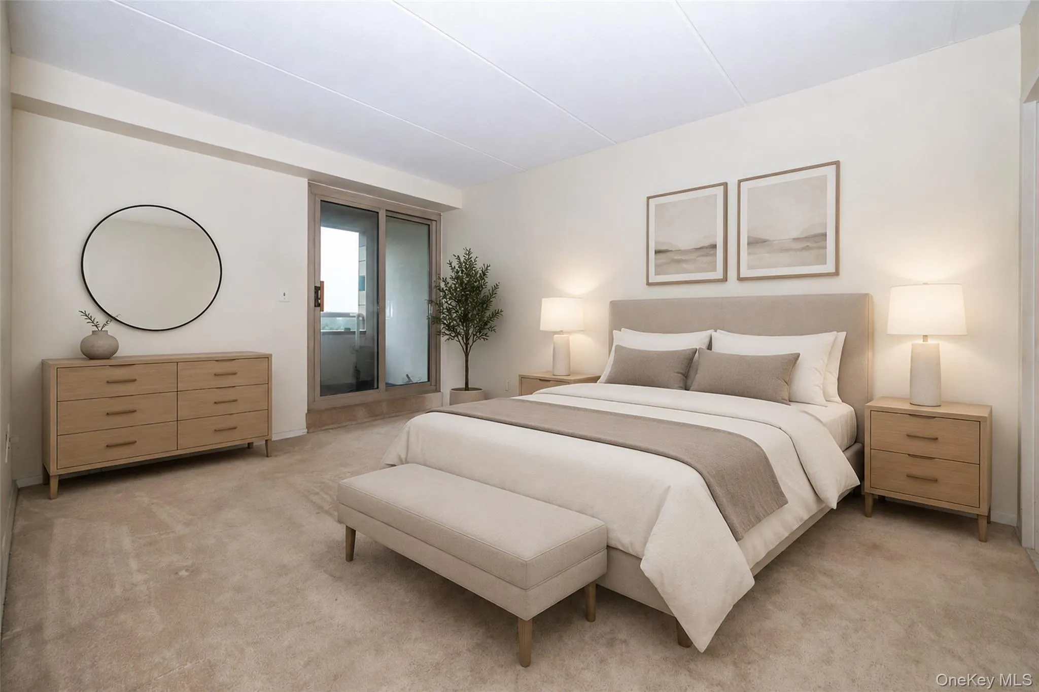 Large bedroom virtually staged Large bedroom virtually staged