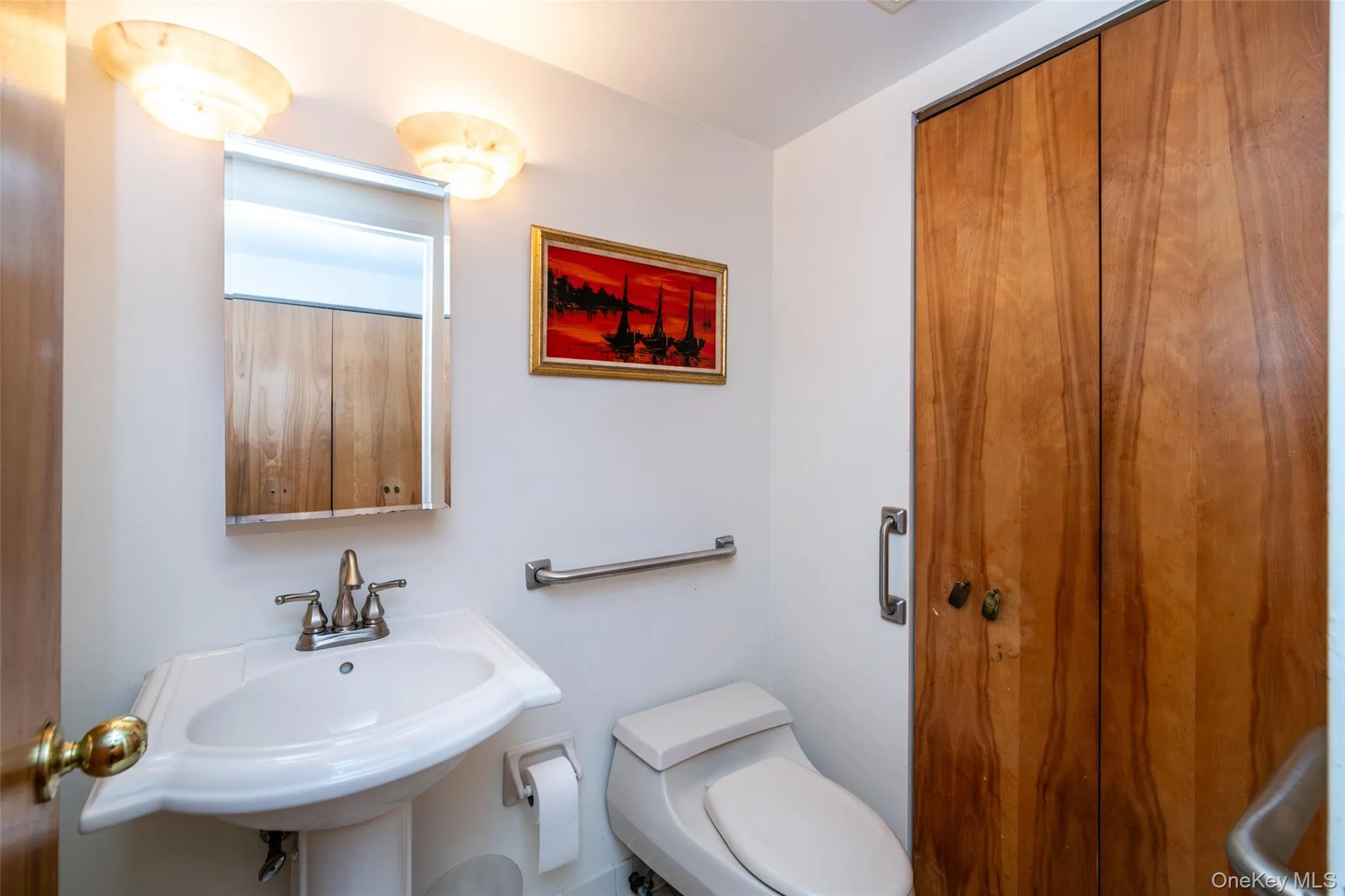 Hall half bath Hall half bath
