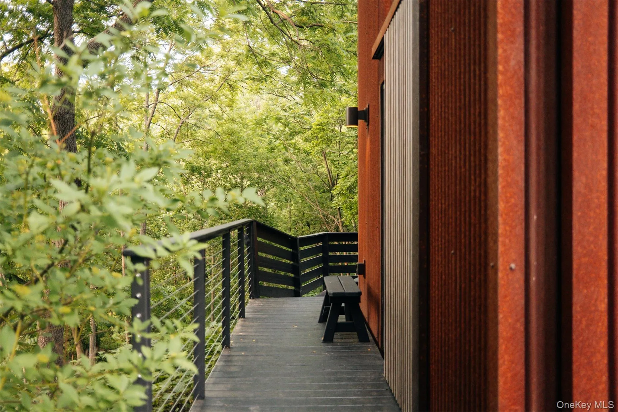 View of wooden deck View of wooden deck