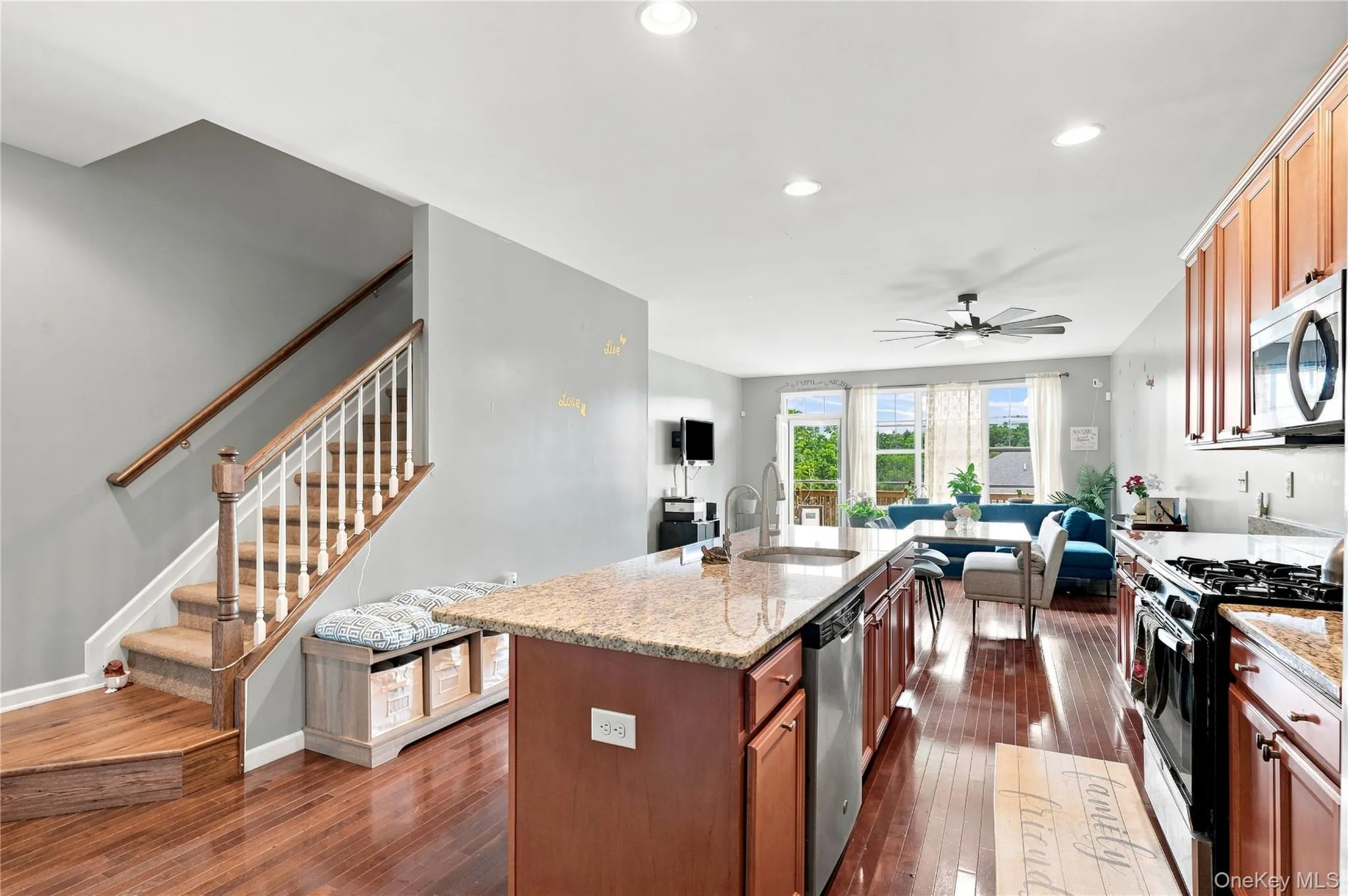 Open main level floor plan with high ceilings Open main level floor plan with high ceilings