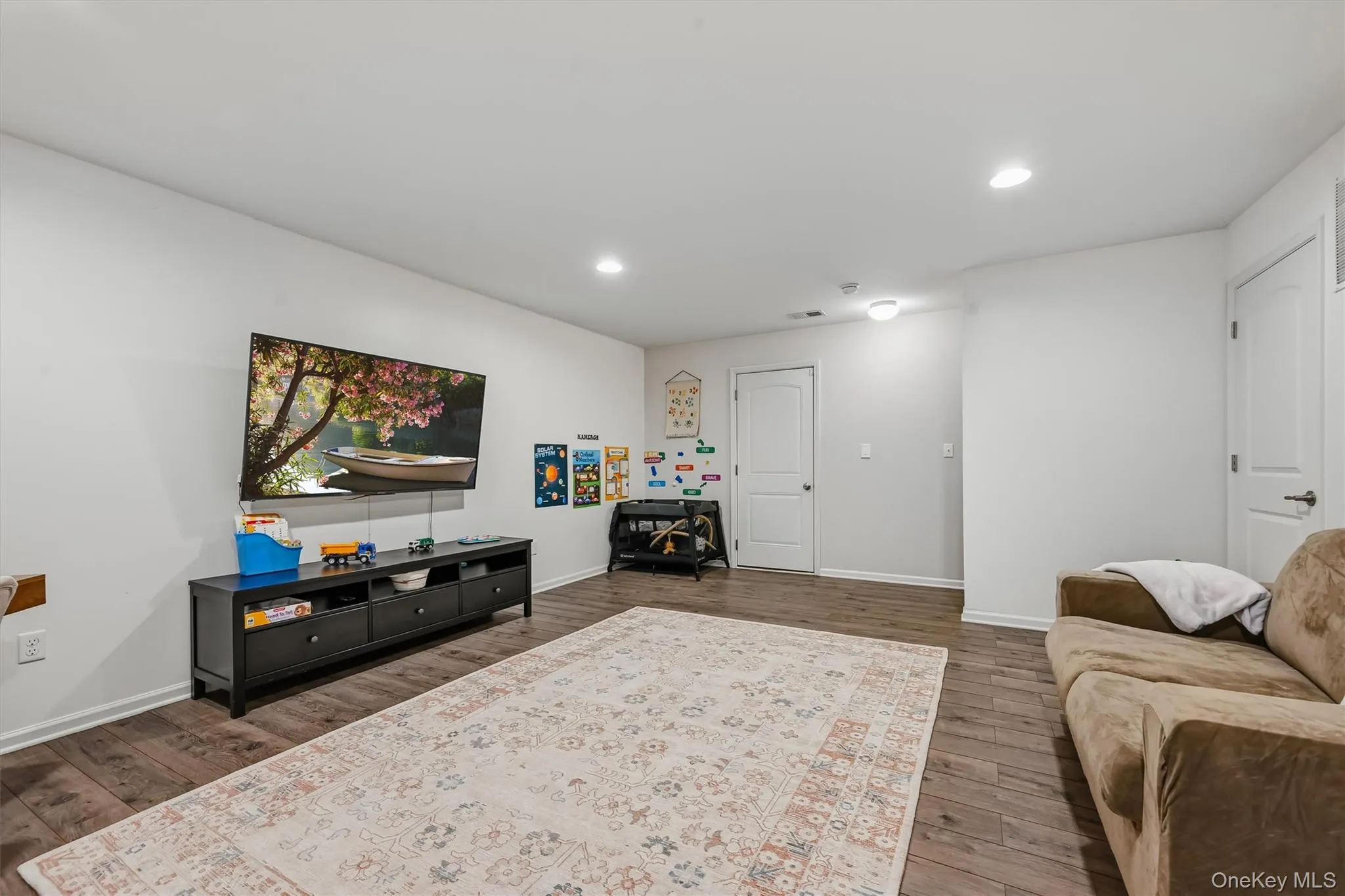 Finished Basement leading to Garage Finished Basement leading to Garage