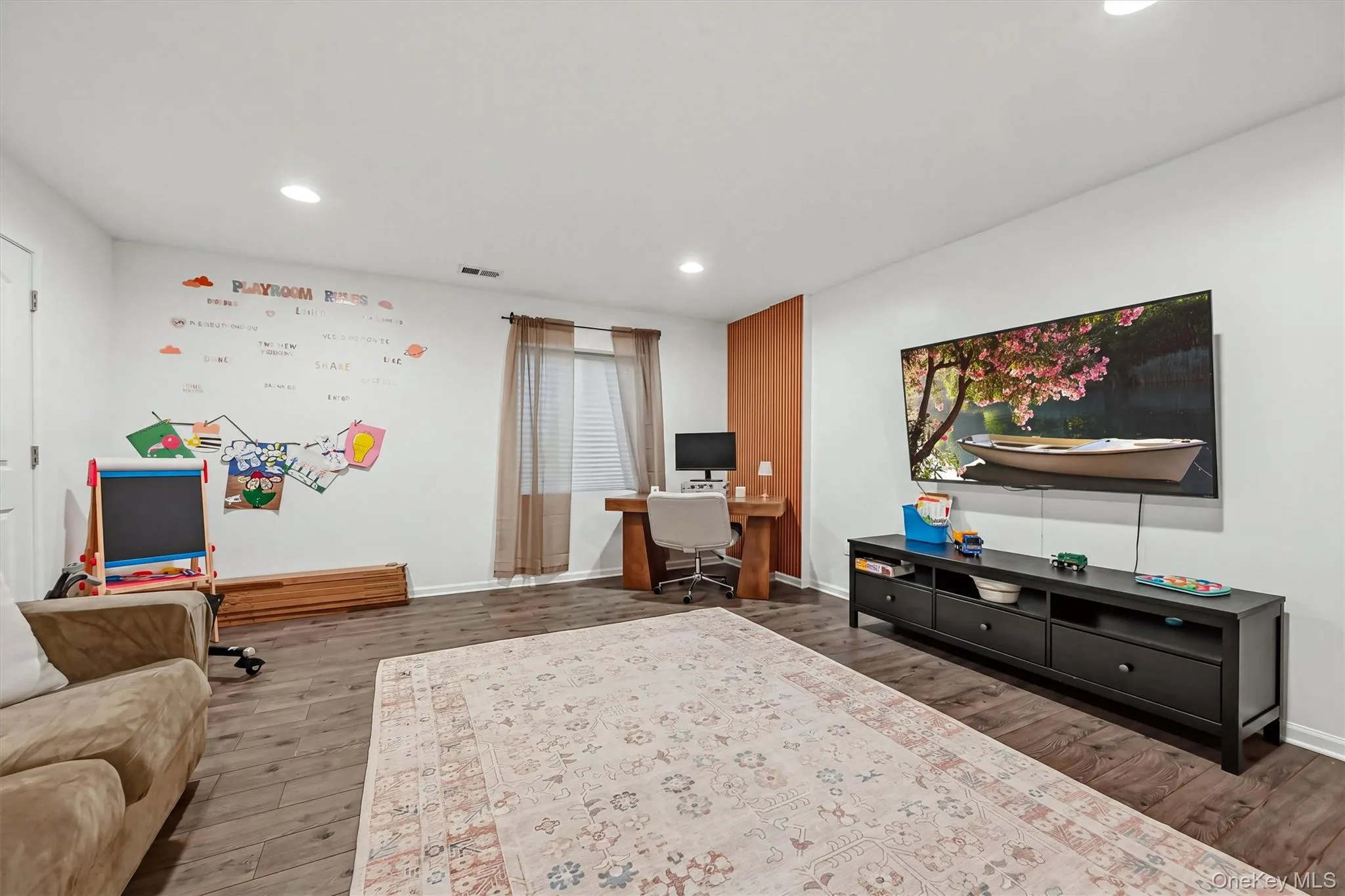 Beautifully Finished Basement with Home Office Beautifully Finished Basement with Home Office