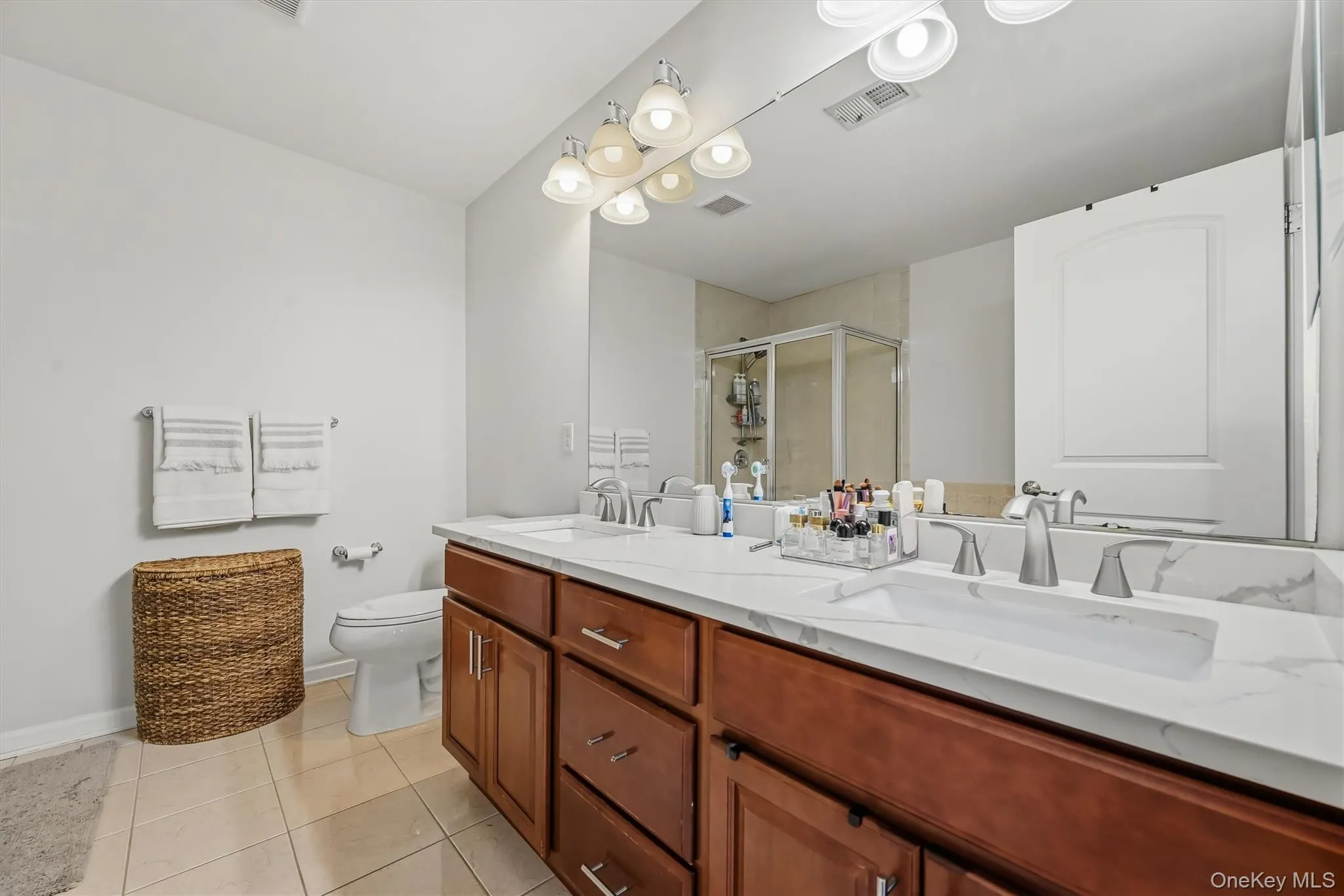 Primary Bathroom with double sink vanity Primary Bathroom with double sink vanity