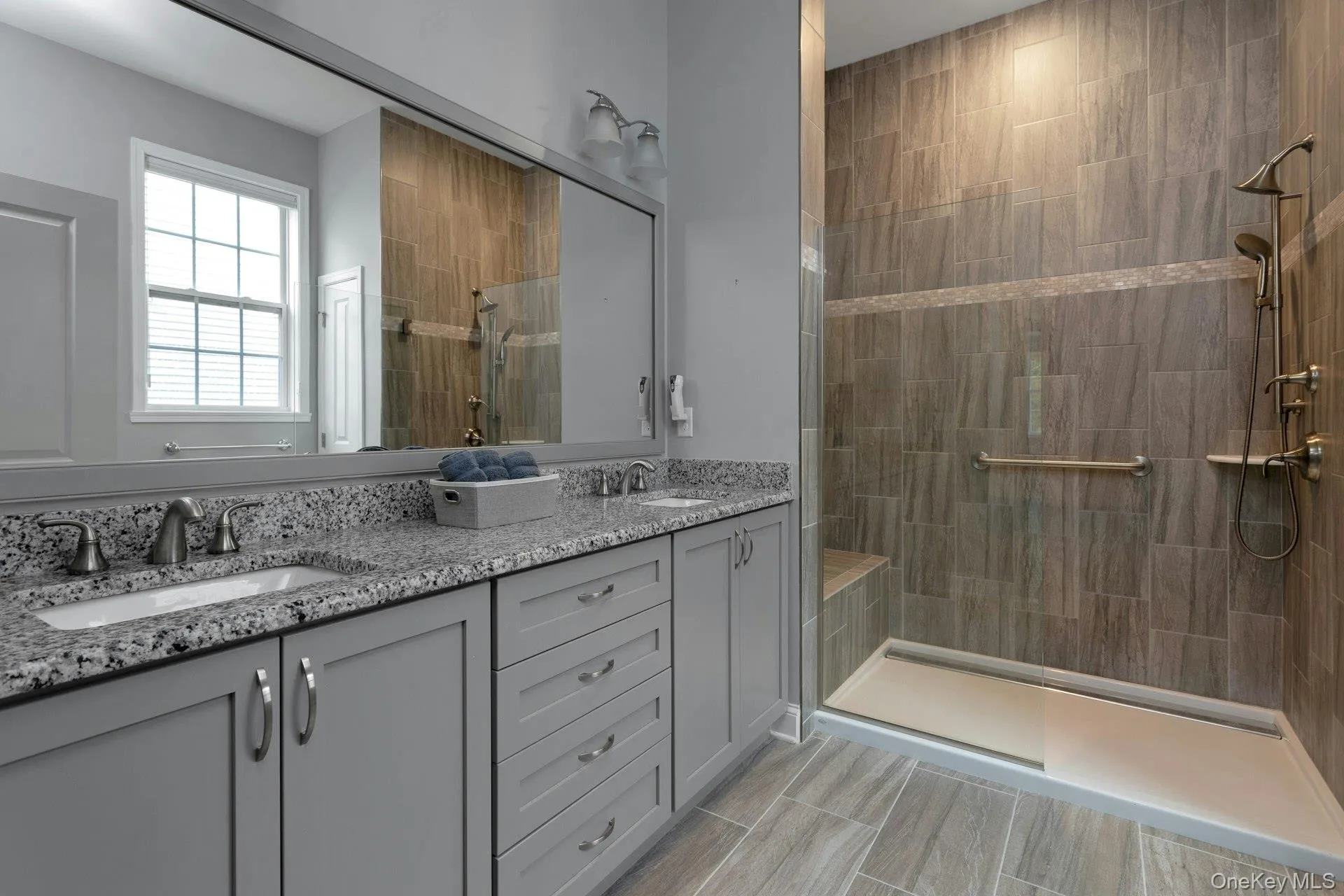 Primary Full Bathroom With Walk In Shower Primary Full Bathroom With Walk In Shower