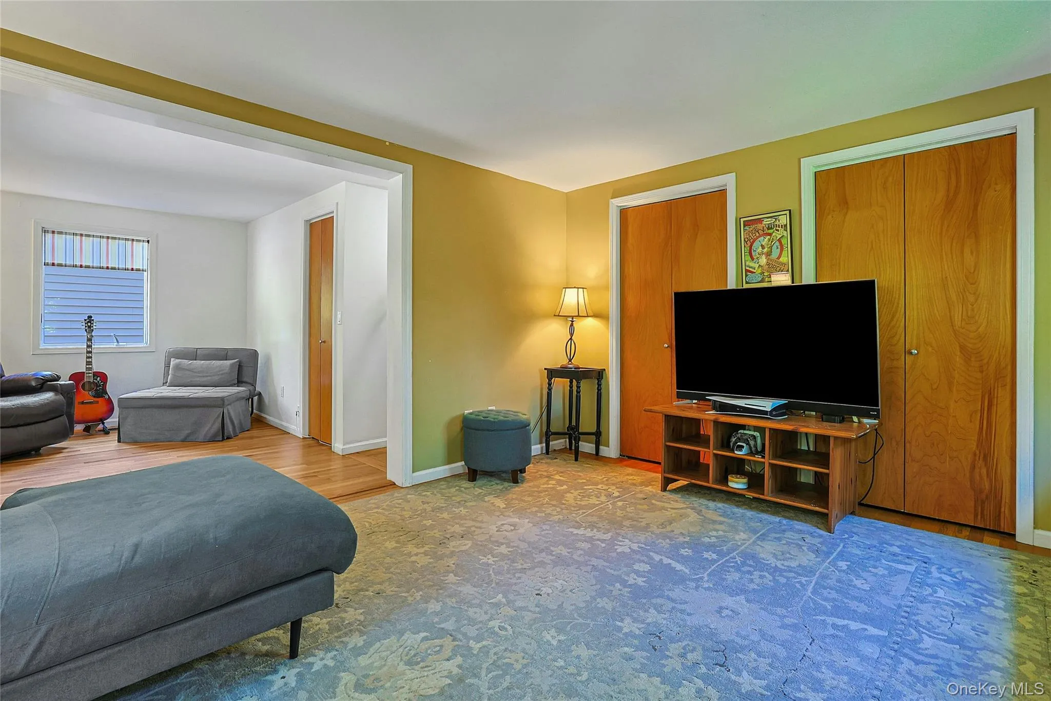 Bedroom opens directly into the family room, creating an easy connection between the two spaces. Bedroom opens directly into the family room, creating an easy connection between the two spaces.