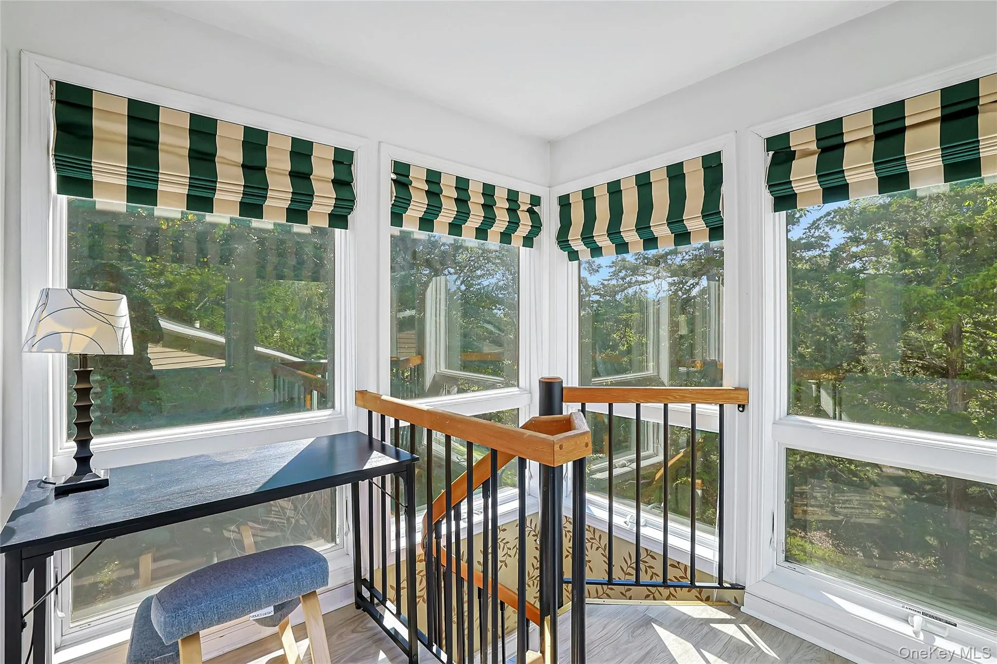 “Crow’s Nest” with windows all around offers a unique vantage point to take in views of the property and beyond. “Crow’s Nest” with windows all around offers a unique vantage point to take in views of the property and beyond.