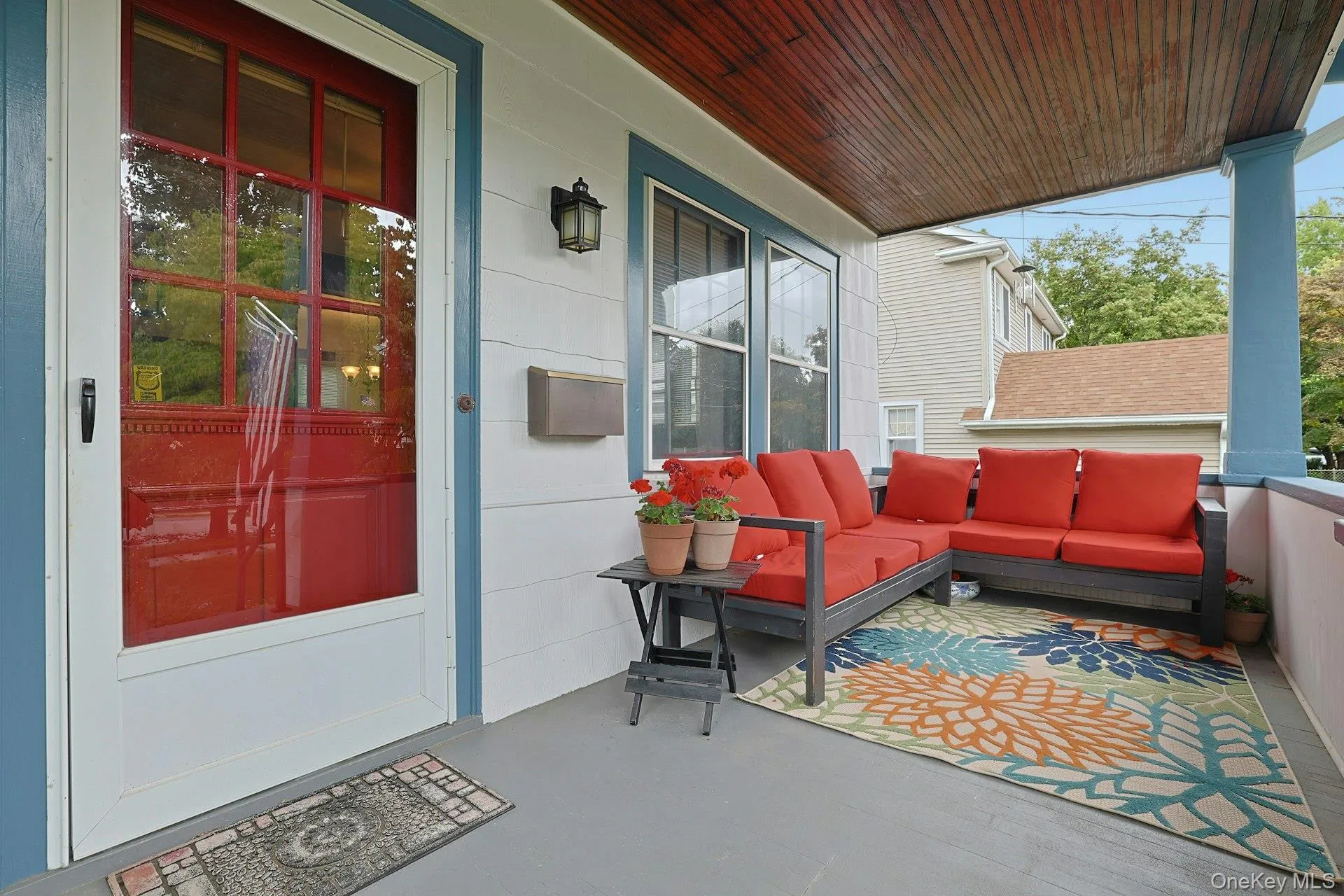 Inviting front porch creates a warm and welcoming entrance to the home. Inviting front porch creates a warm and welcoming entrance to the home.