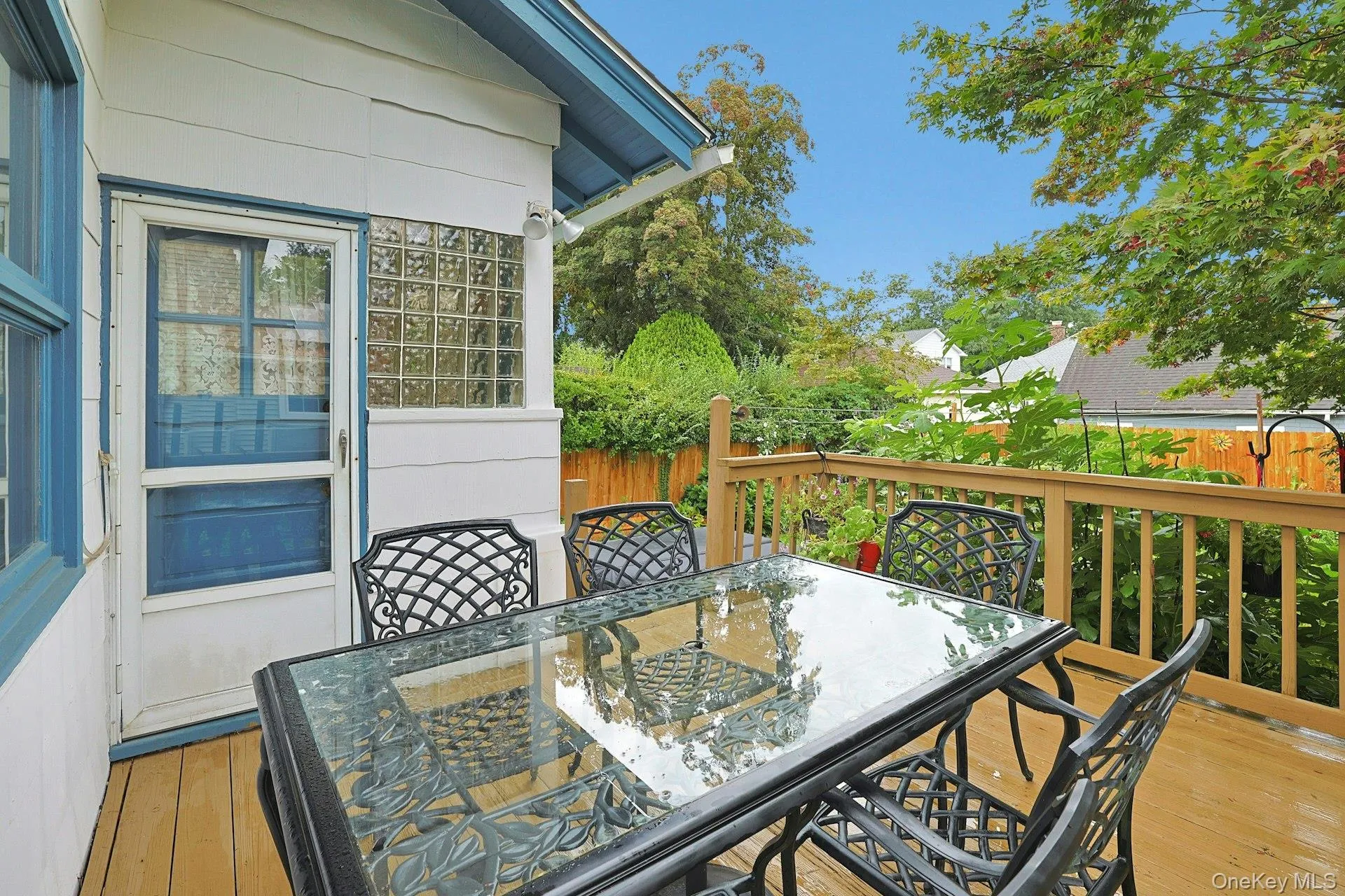 Large deck provides a wonderful space for dining, entertaining, and taking in the backyard views. Large deck provides a wonderful space for dining, entertaining, and taking in the backyard views.