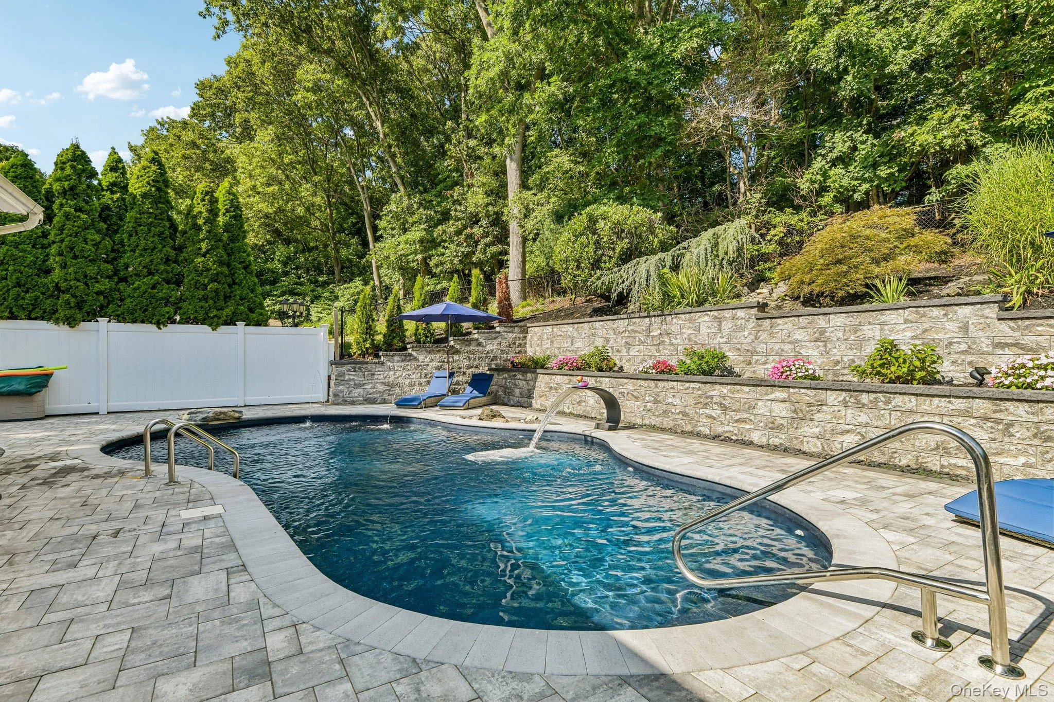 In ground salt water heated pool In ground salt water heated pool
