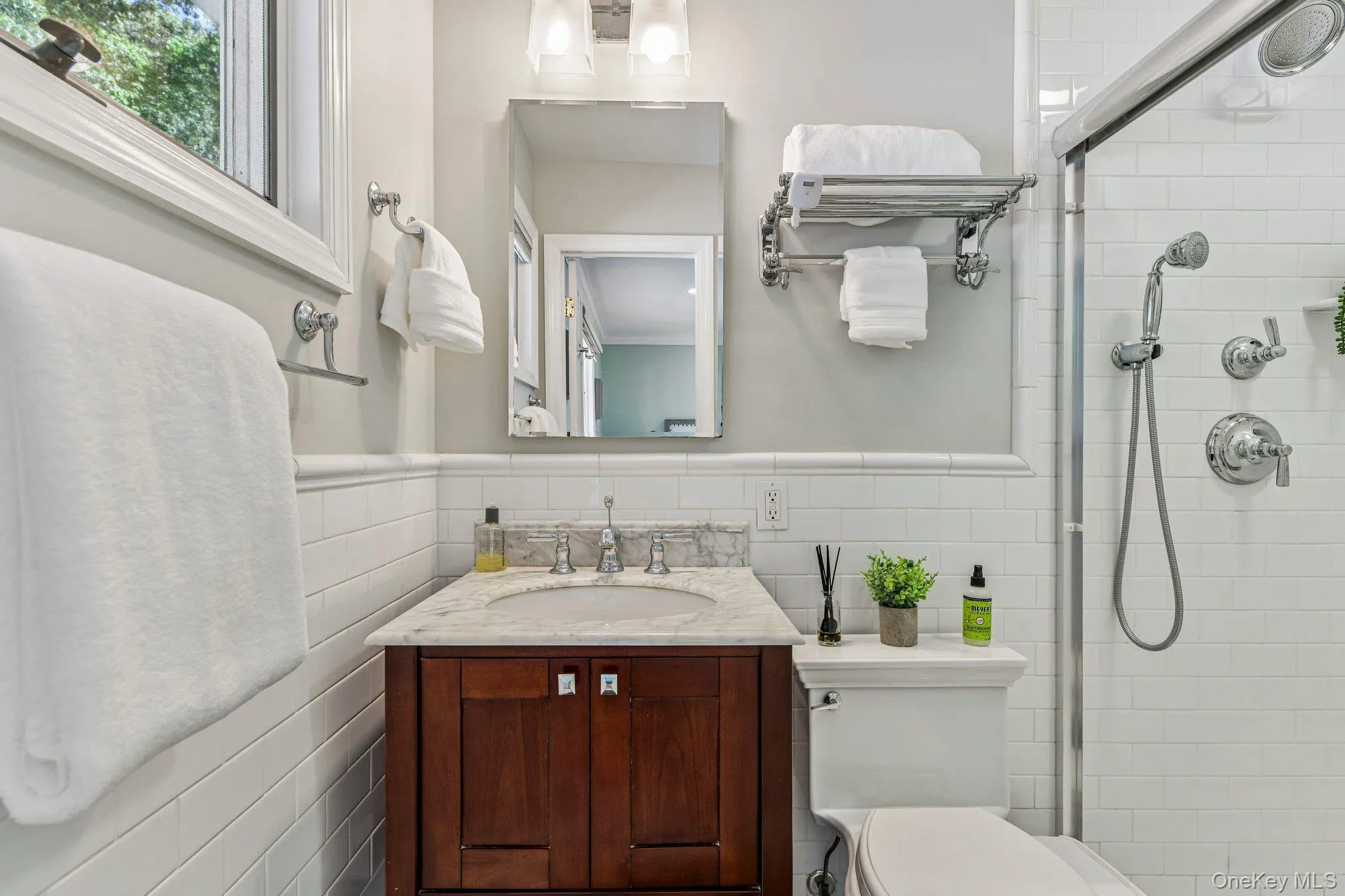 Primary bathroom w/shower stall Primary bathroom w/shower stall