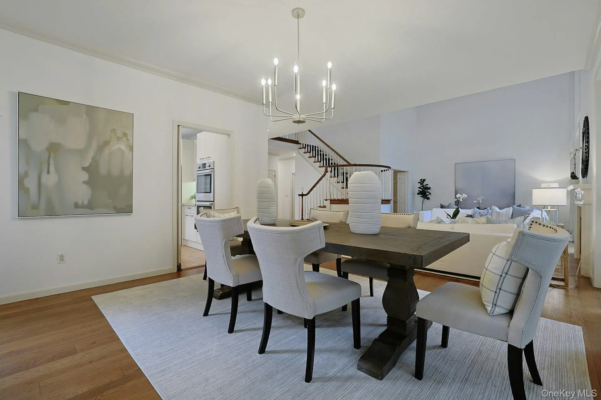 The open layout creates an easy connection between the dining and living areas—ideal for entertaining family and friends. The open layout creates an easy connection between the dining and living areas—ideal for entertaining family and friends.