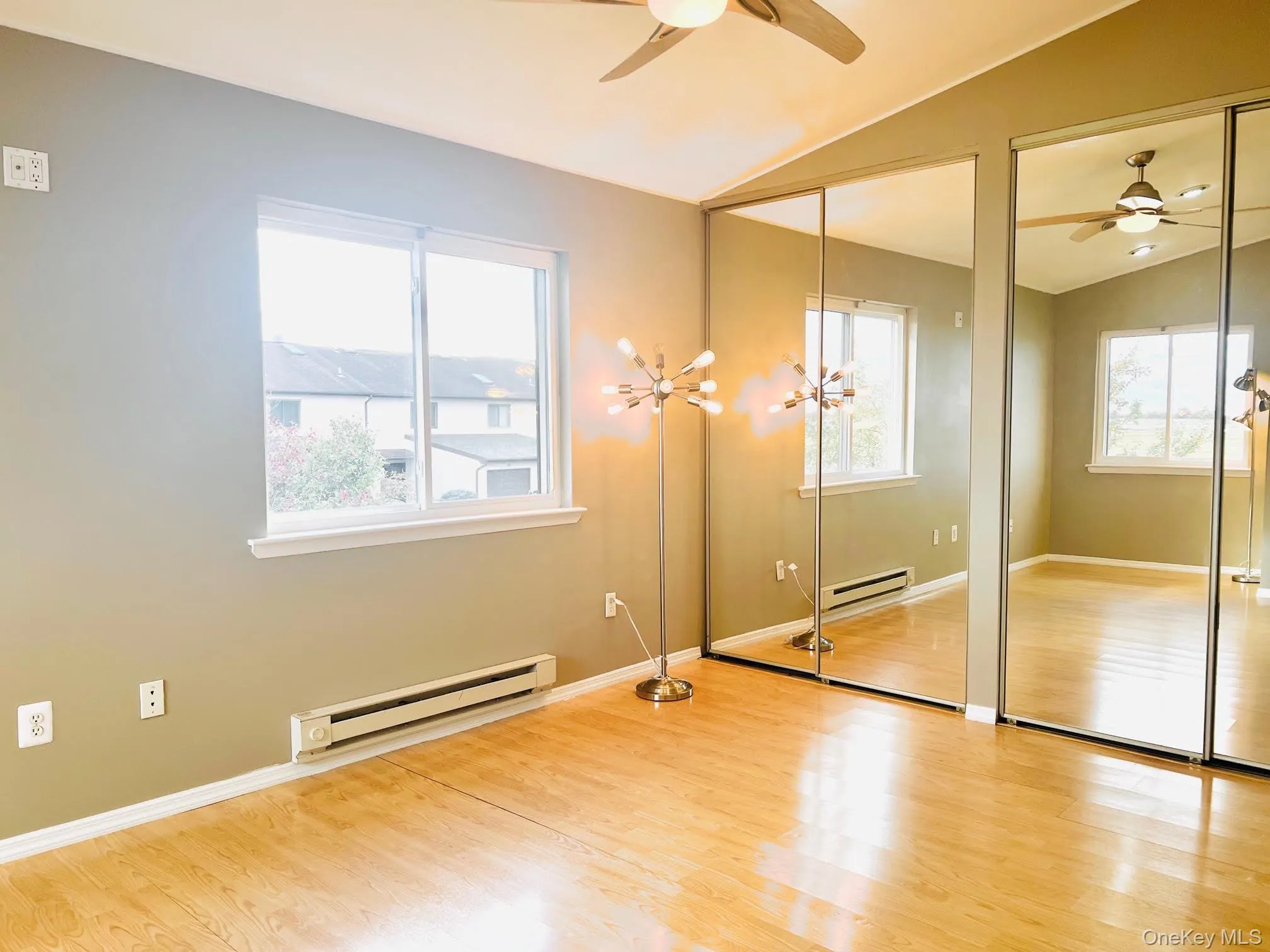 Unfurnished View toward Window and Wall of Closets! Unfurnished View toward Window and Wall of Closets!