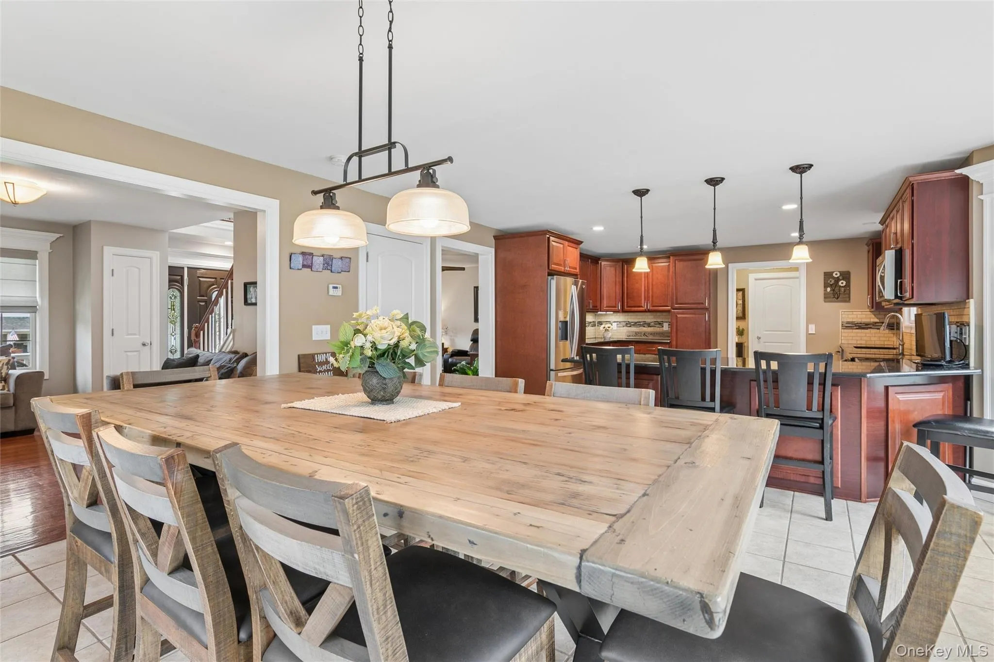 Open Floor Plan Kitchen and Dining Open Floor Plan Kitchen and Dining