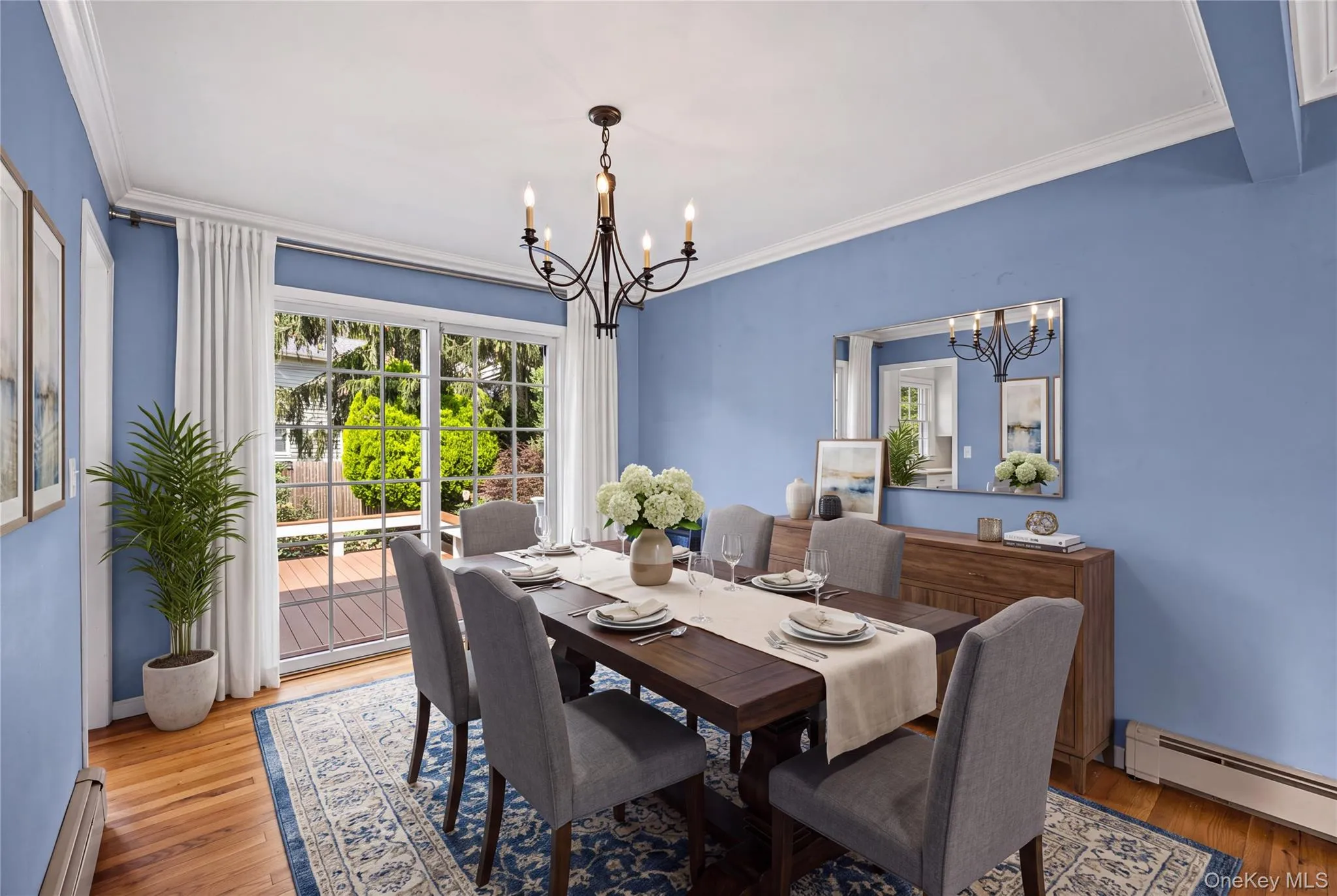 Dining room virtually staged Dining room virtually staged