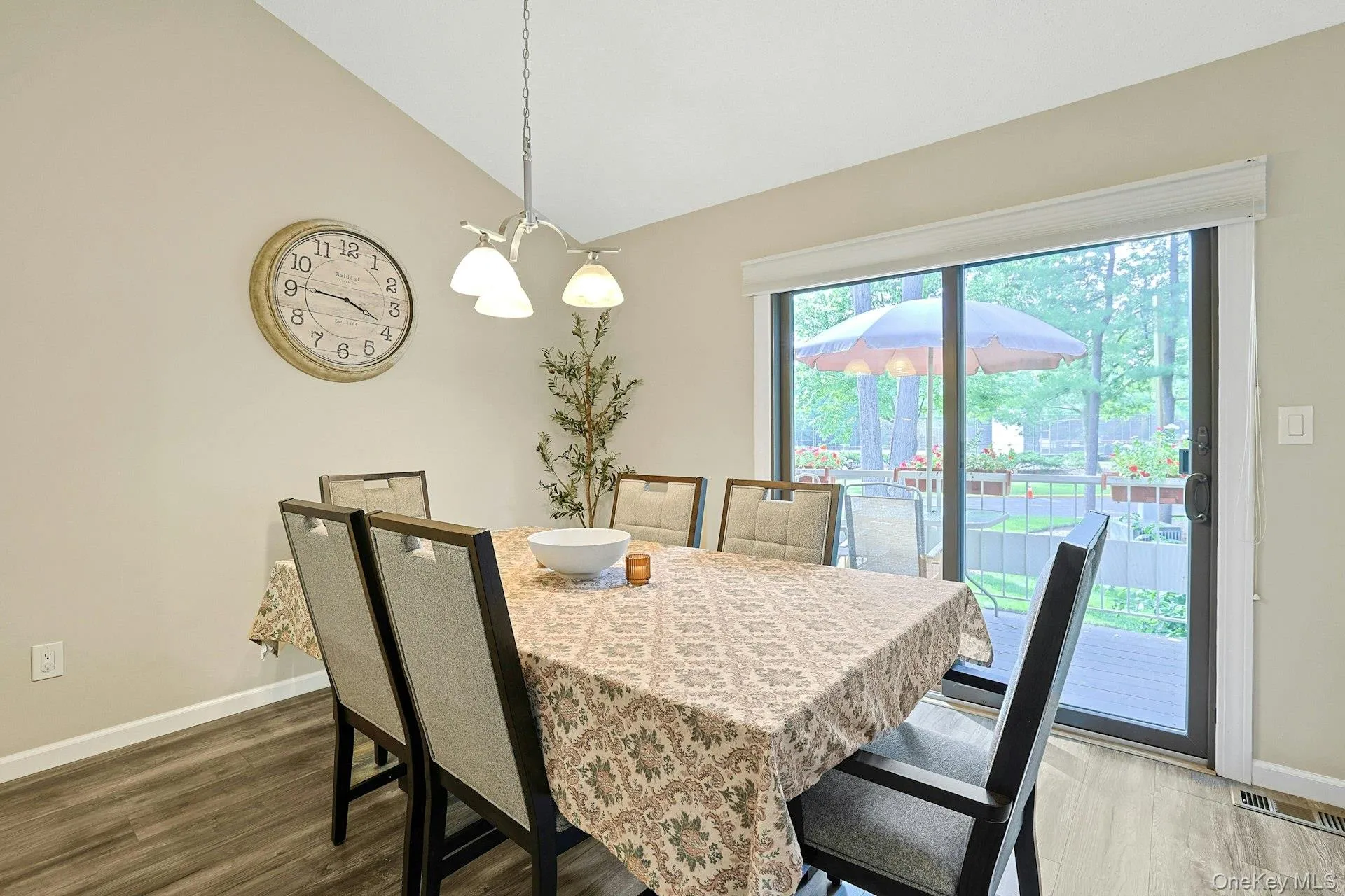 Dining Room w/ Sliders to Deck Dining Room w/ Sliders to Deck