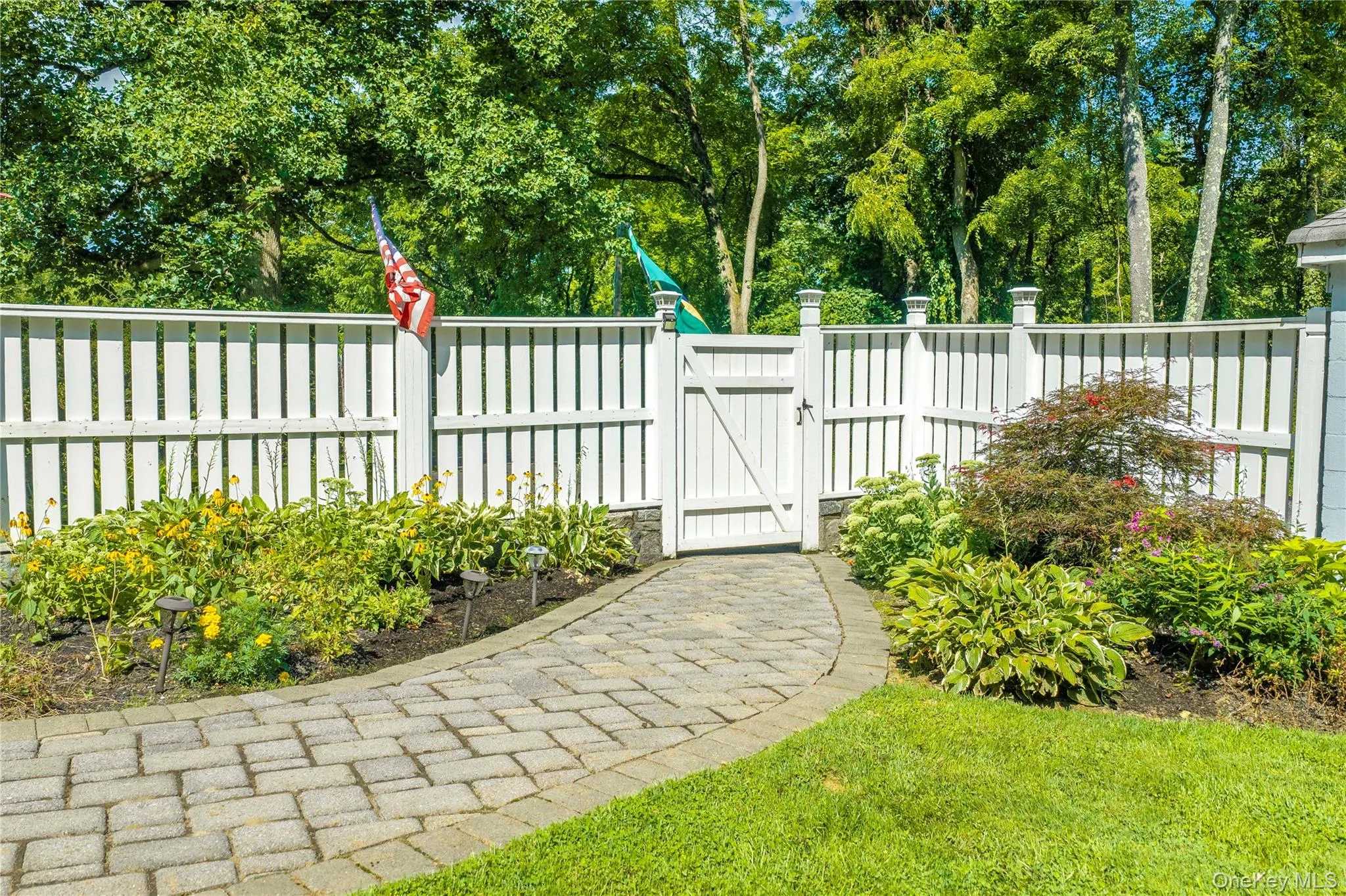 The pool area is thoughtfully fenced. The pool area is thoughtfully fenced.