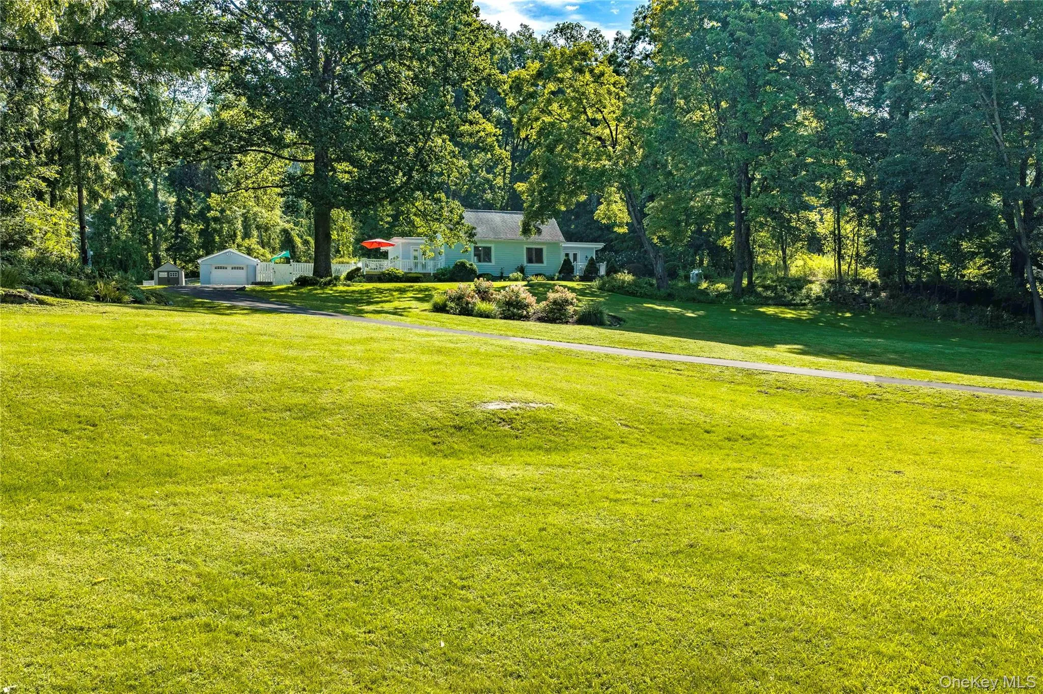 Expansive front yard. Expansive front yard.