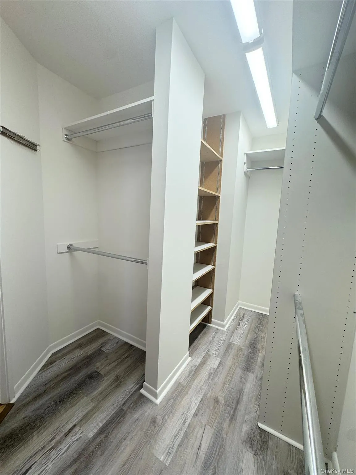 Walk in closet in primary suite Walk in closet in primary suite
