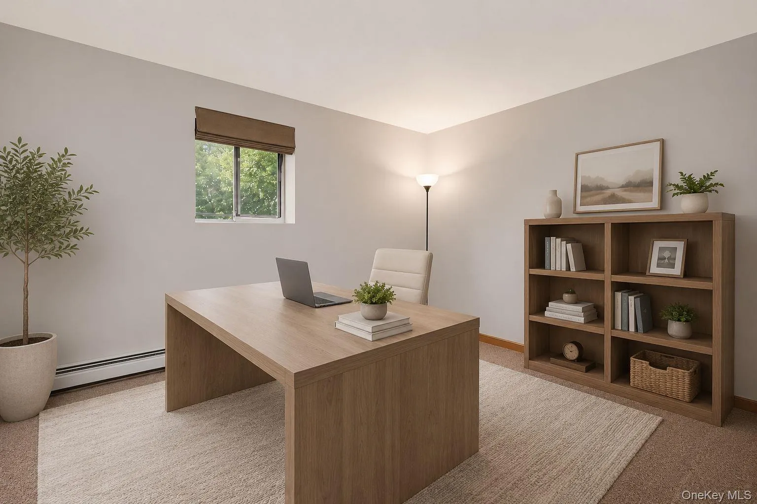 Lower level den/office. Currently used as 4th bedroom.Virtually staged. Lower level den/office. Currently used as 4th bedroom.Virtually staged.