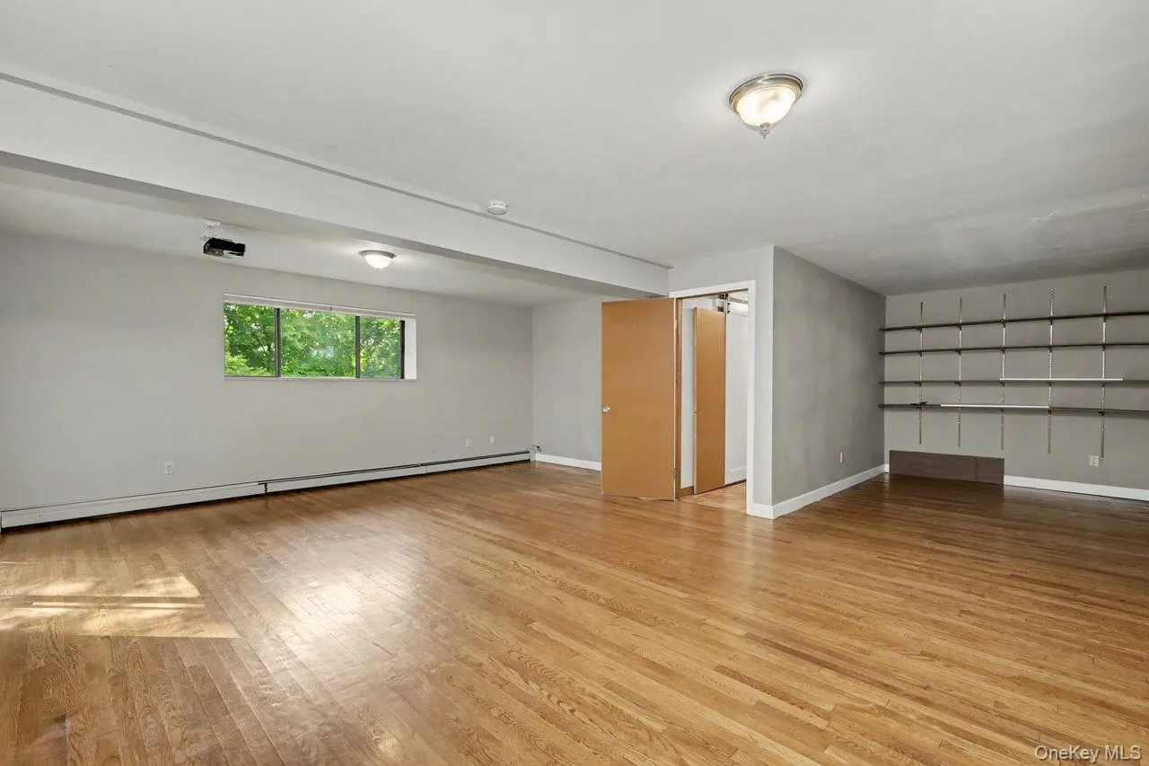 Lower level family room with space for home office. Lower level family room with space for home office.