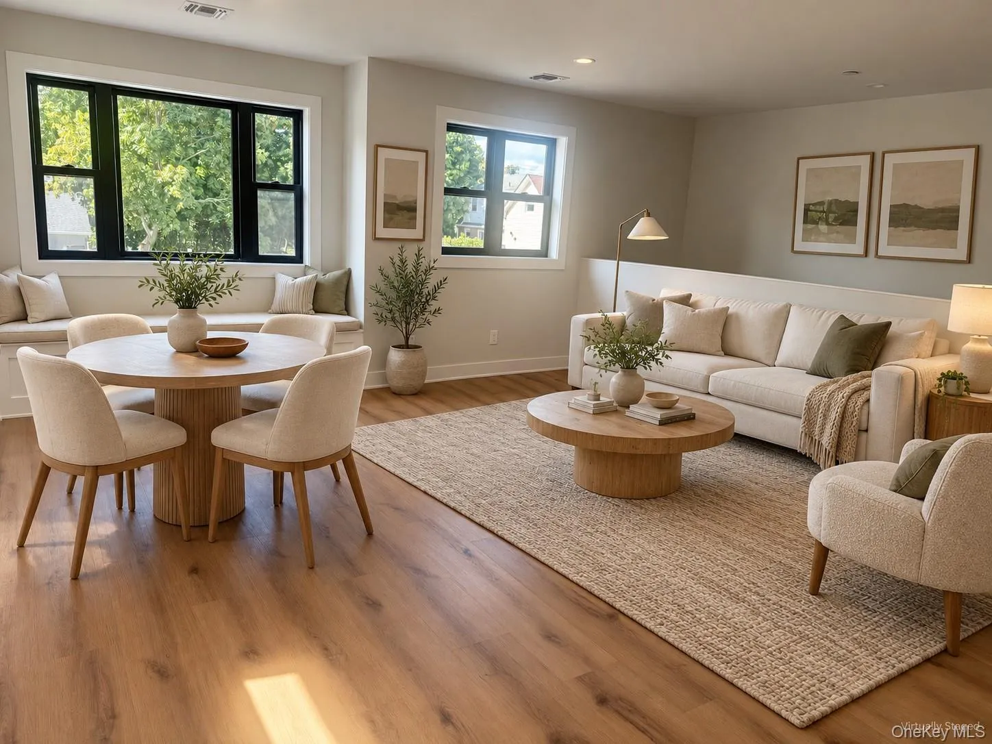 Open concept Living/Dining Room Virtually Staged Open concept Living/Dining Room Virtually Staged