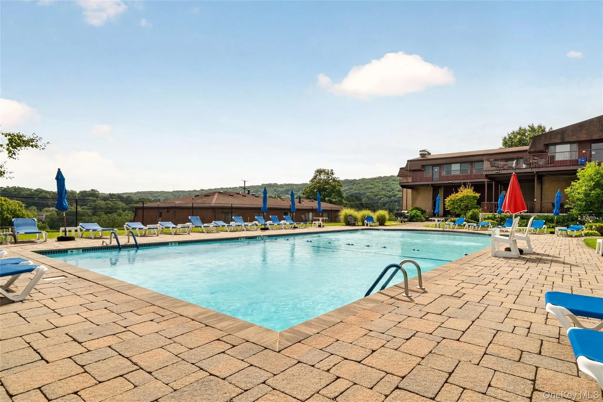 Community swimming pool. Community swimming pool.