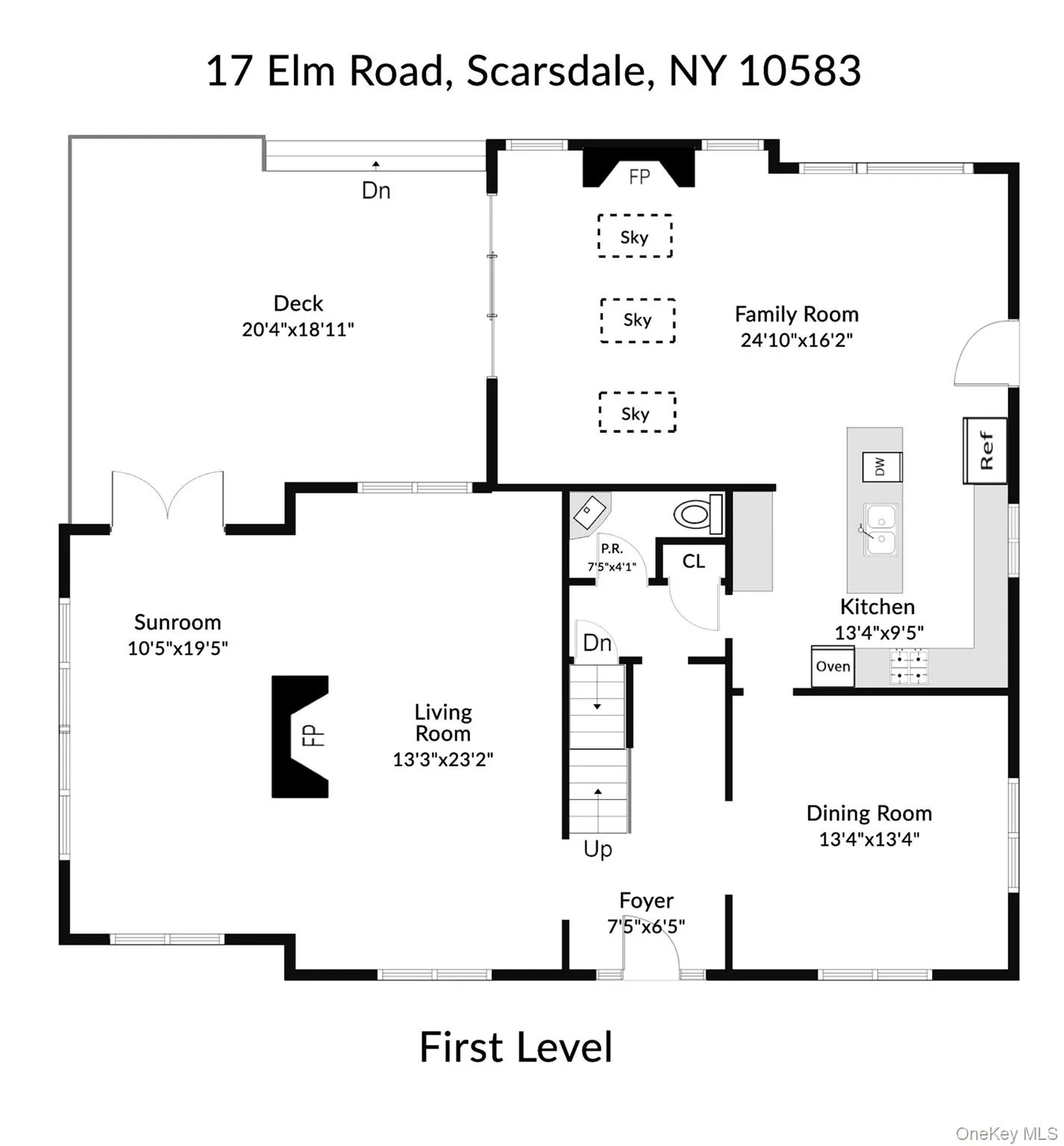 First level floor plans. First level floor plans.