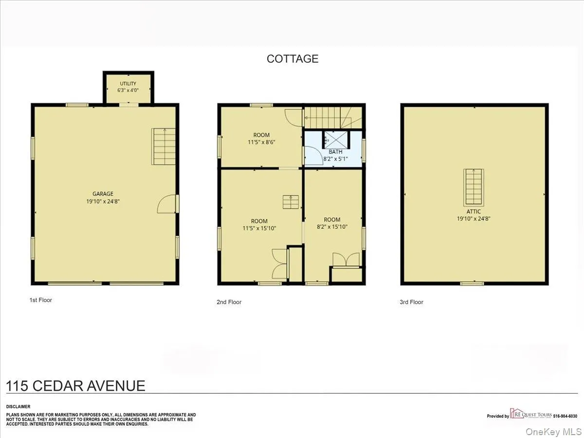 Garage & Cottage (2 floors & attic) Garage & Cottage (2 floors & attic)