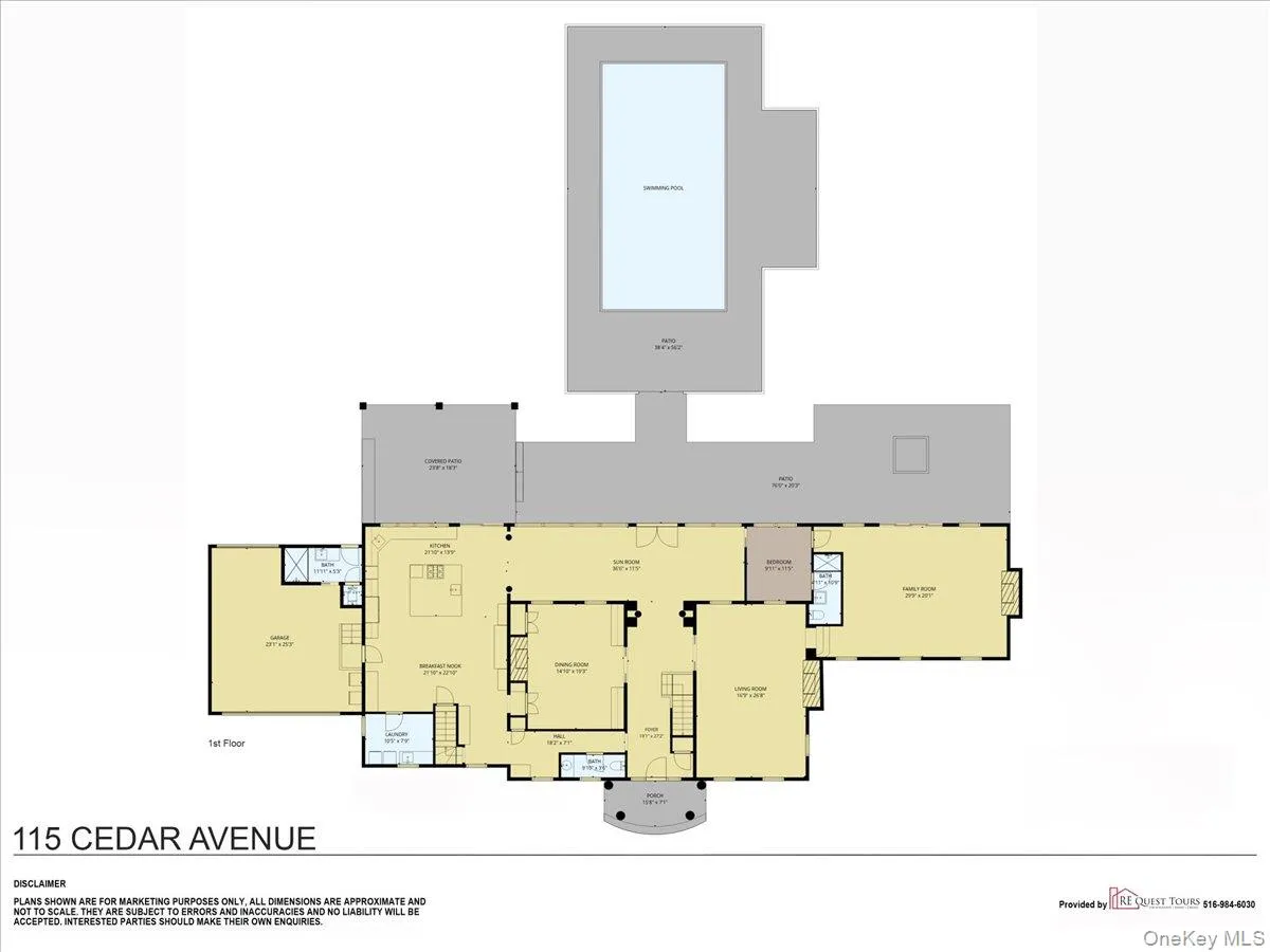 First Floor, plus outside Patio & Cottage First Floor, plus outside Patio & Cottage