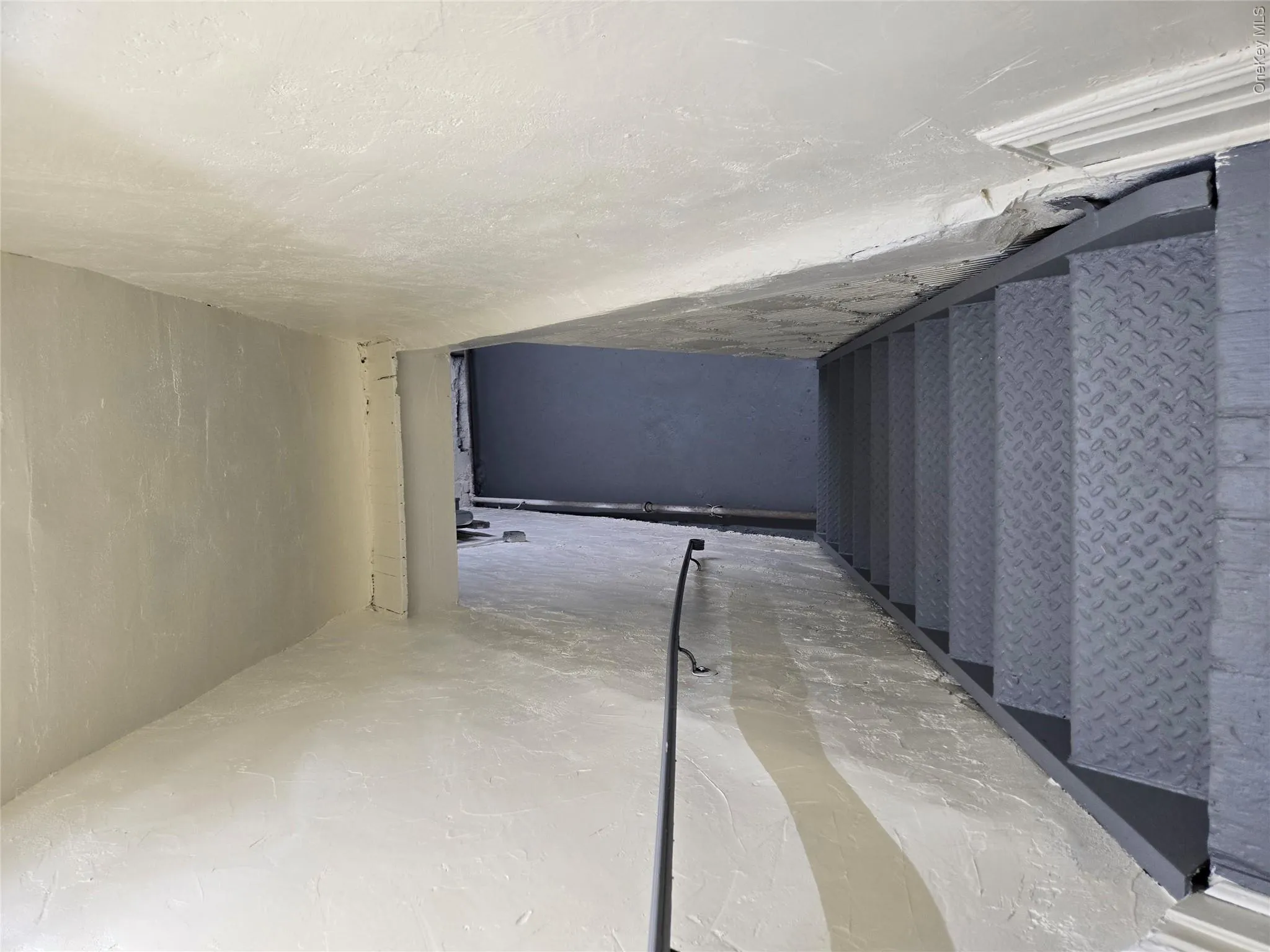 Stairs to the basement. Stairs to the basement.