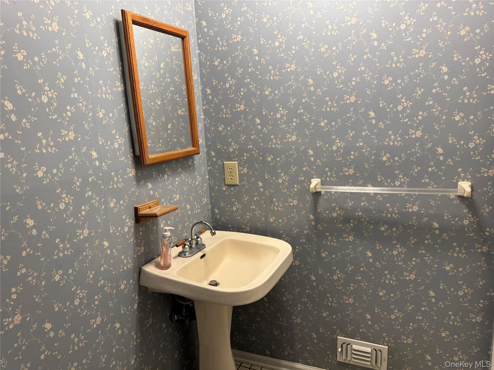 Powder room on first floor Powder room on first floor