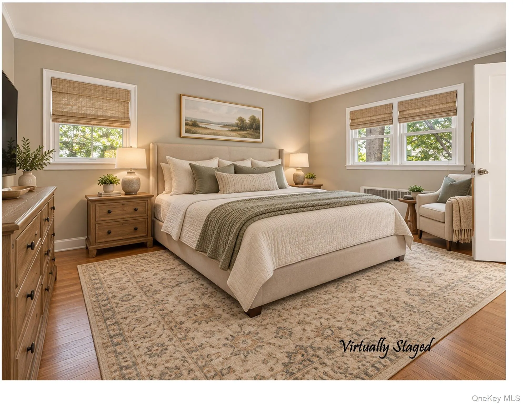 The first floor Primary Bedroom features original hardwood floors, 2 closets, and private bathroom. The first floor Primary Bedroom features original hardwood floors, 2 closets, and private bathroom.