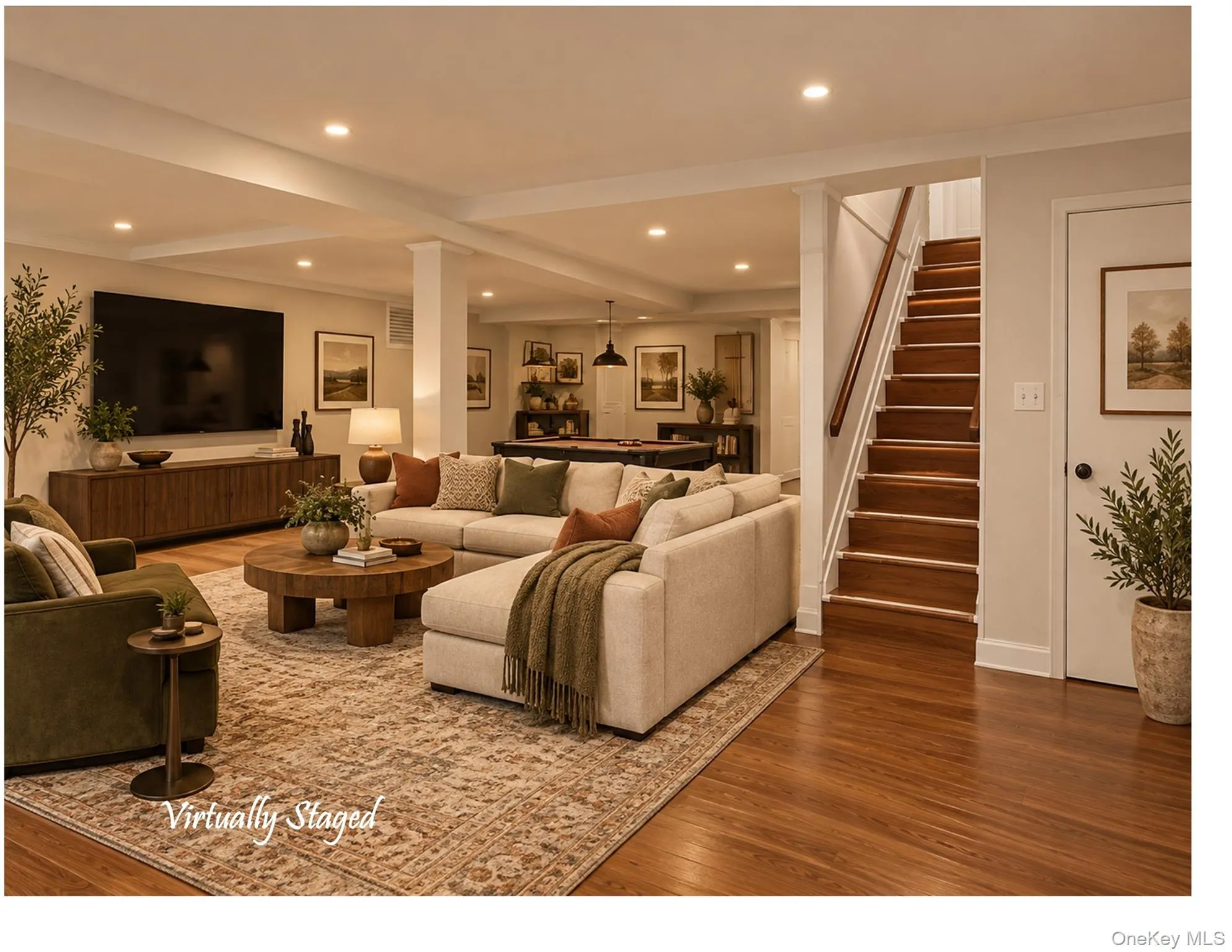 In the lower level, there you'll find roughly 900 additional SF, suitable for Family Room, Recreation Room, Playroom... or whatever you can imagine! In the lower level, there you'll find roughly 900 additional SF, suitable for Family Room, Recreation Room, Playroom... or whatever you can imagine!