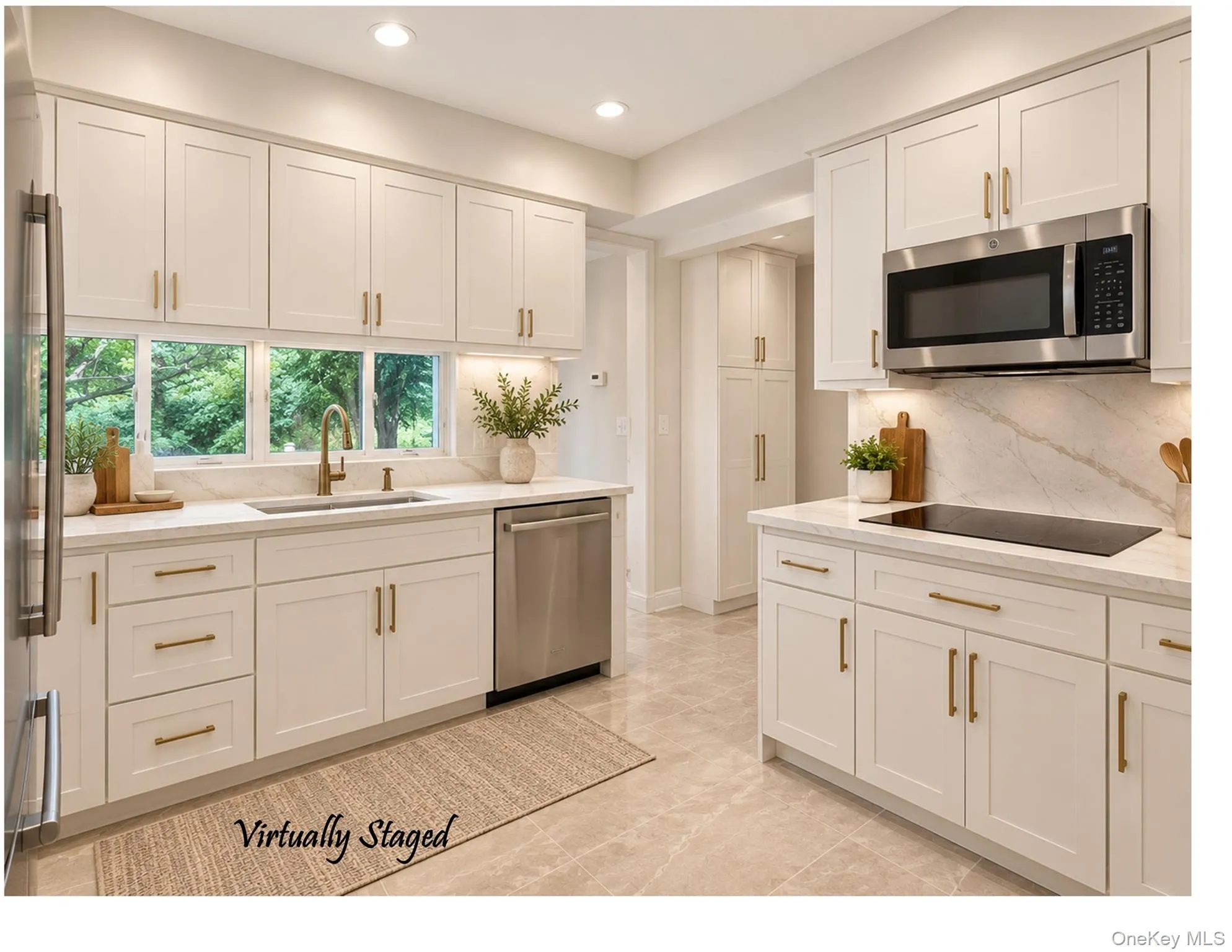 The kitchen layout is just right, with plenty of storage, and none of the appliances too far apart. The kitchen layout is just right, with plenty of storage, and none of the appliances too far apart.