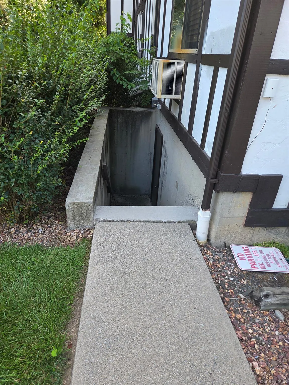 Entrance to basement/storage area Entrance to basement/storage area