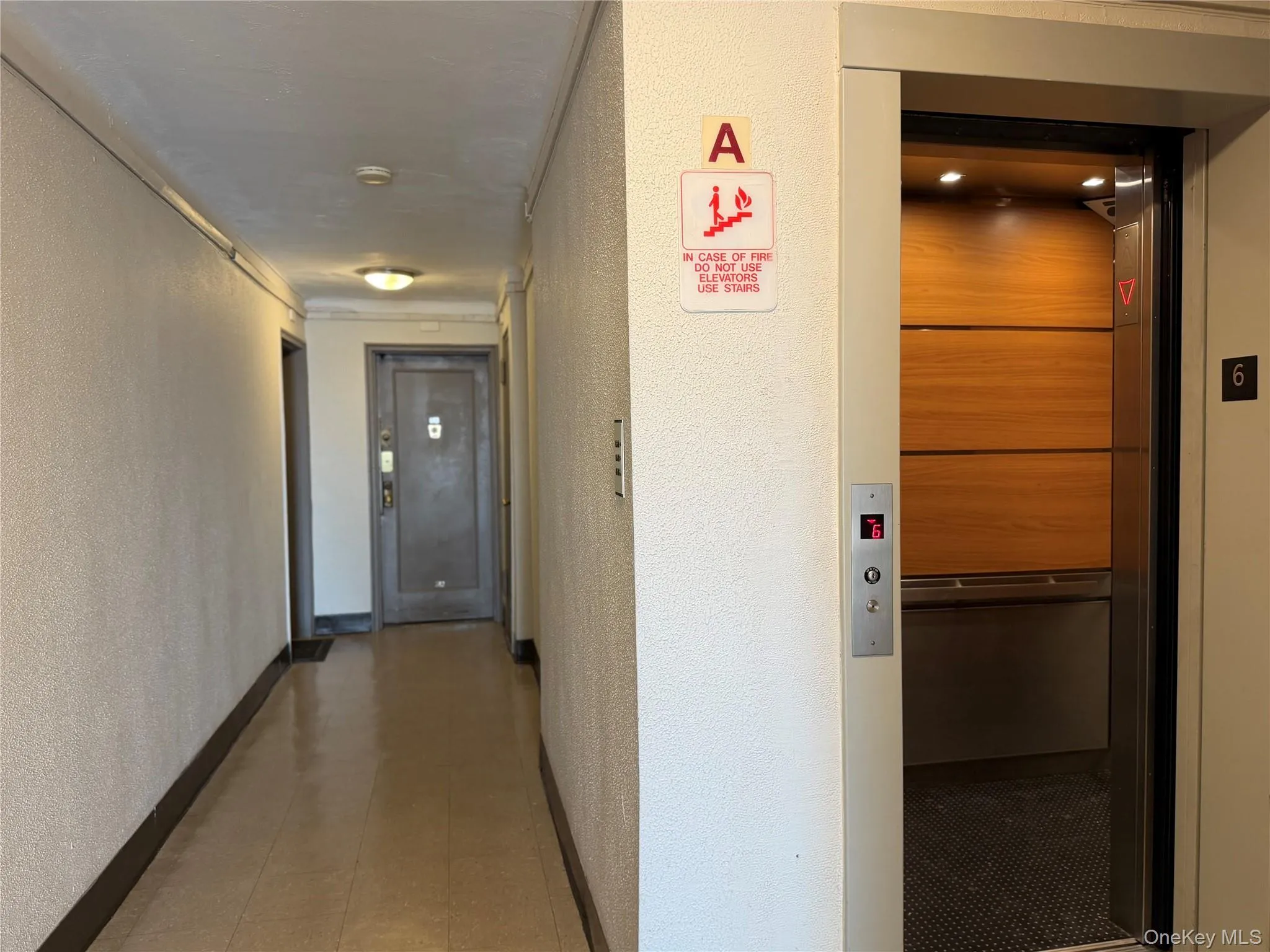 Hall from Elevator to 6A Hall from Elevator to 6A