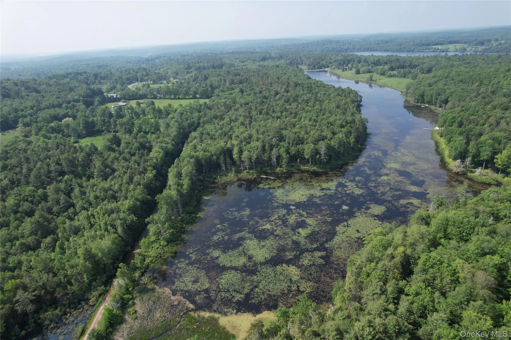 View of property location with a forest and a nearby body of water View of property location with a forest and a nearby body of water