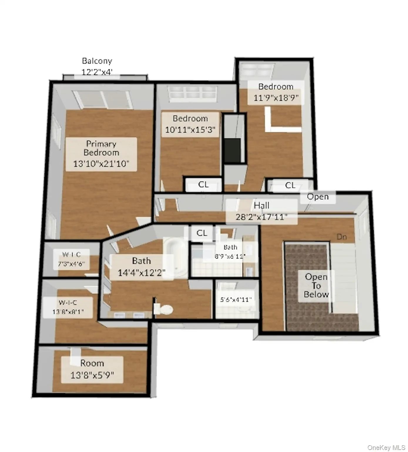 Second Level Floor Plan Second Level Floor Plan