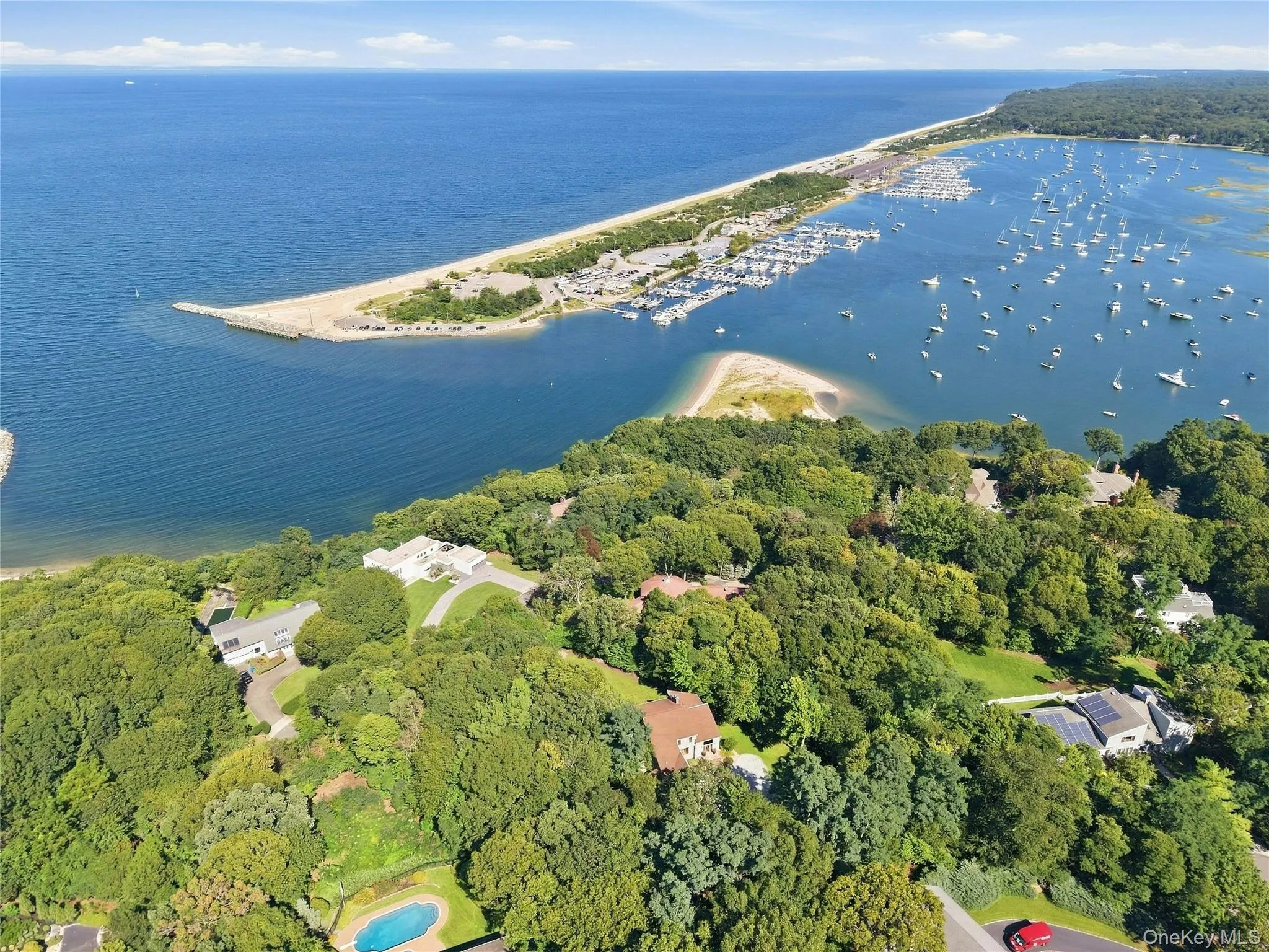 Aerial View facing Mount Sinai Harbor Aerial View facing Mount Sinai Harbor
