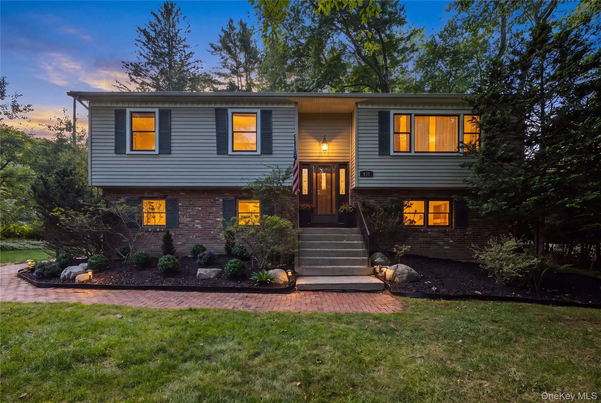 Beautiful, inviting home in twilight Beautiful, inviting home in twilight