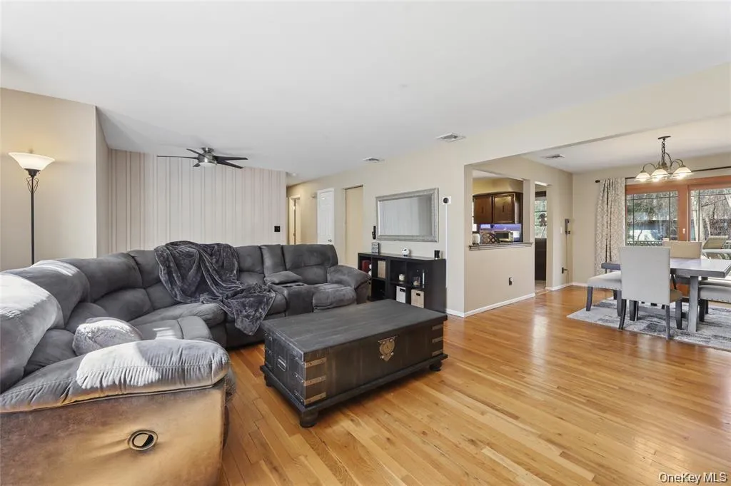 Grand living room with hardwood floors Grand living room with hardwood floors